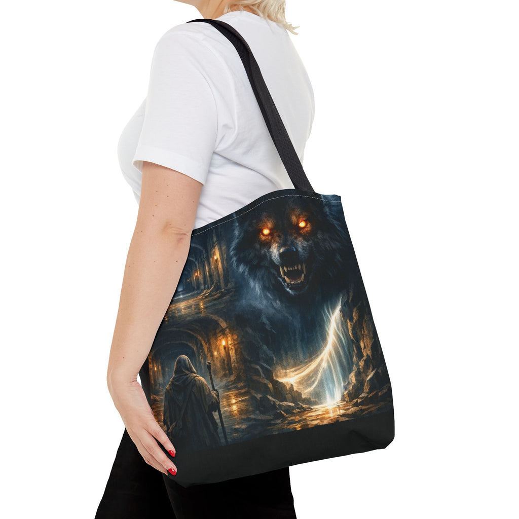 PRB The Echo Hounds Illustration Tote Bag | Gothic Horror Artwork by Printify