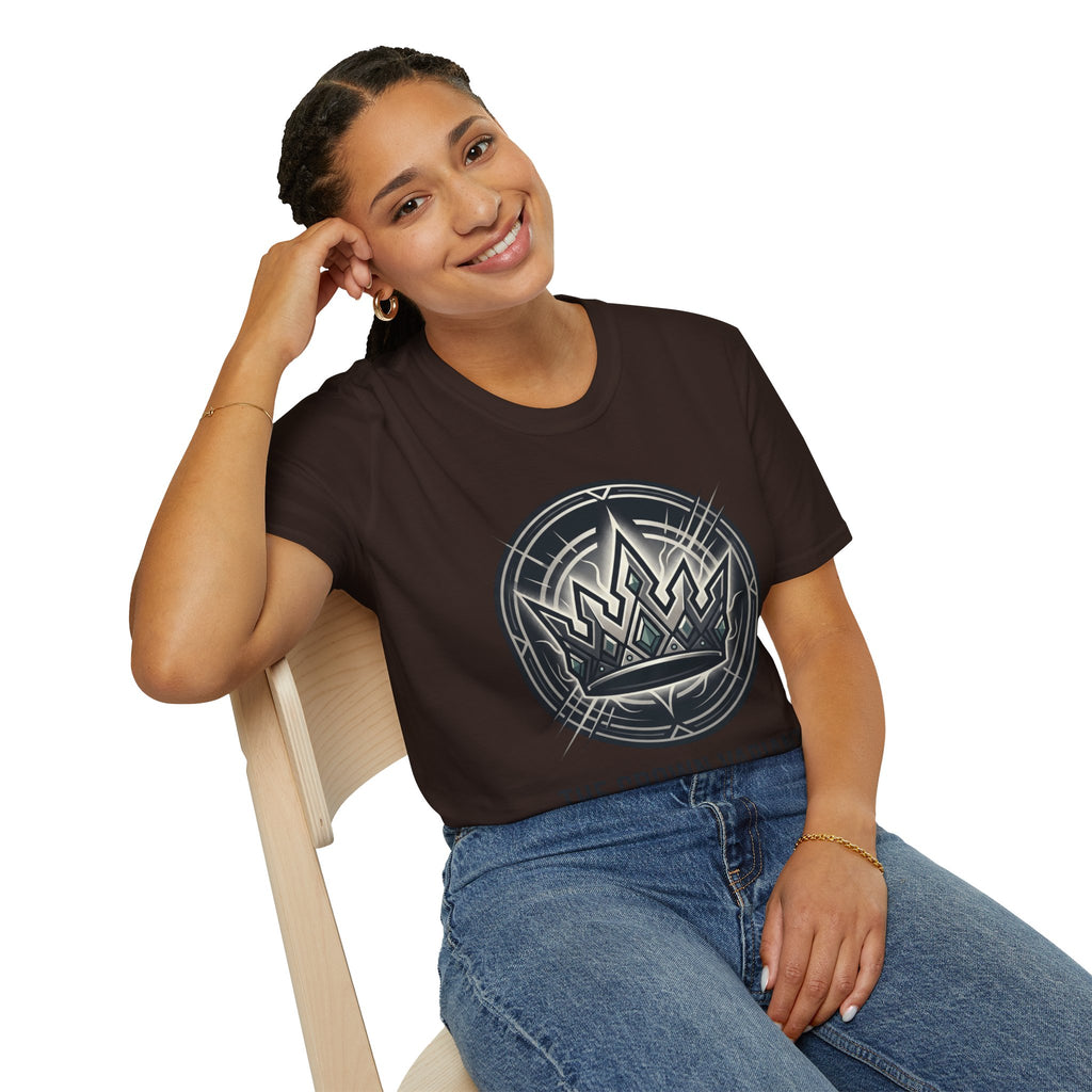 Power Runs Black PRB Crown Variant Graphic T-Shirt — The Crown Variant Emblem by Power Runs Black