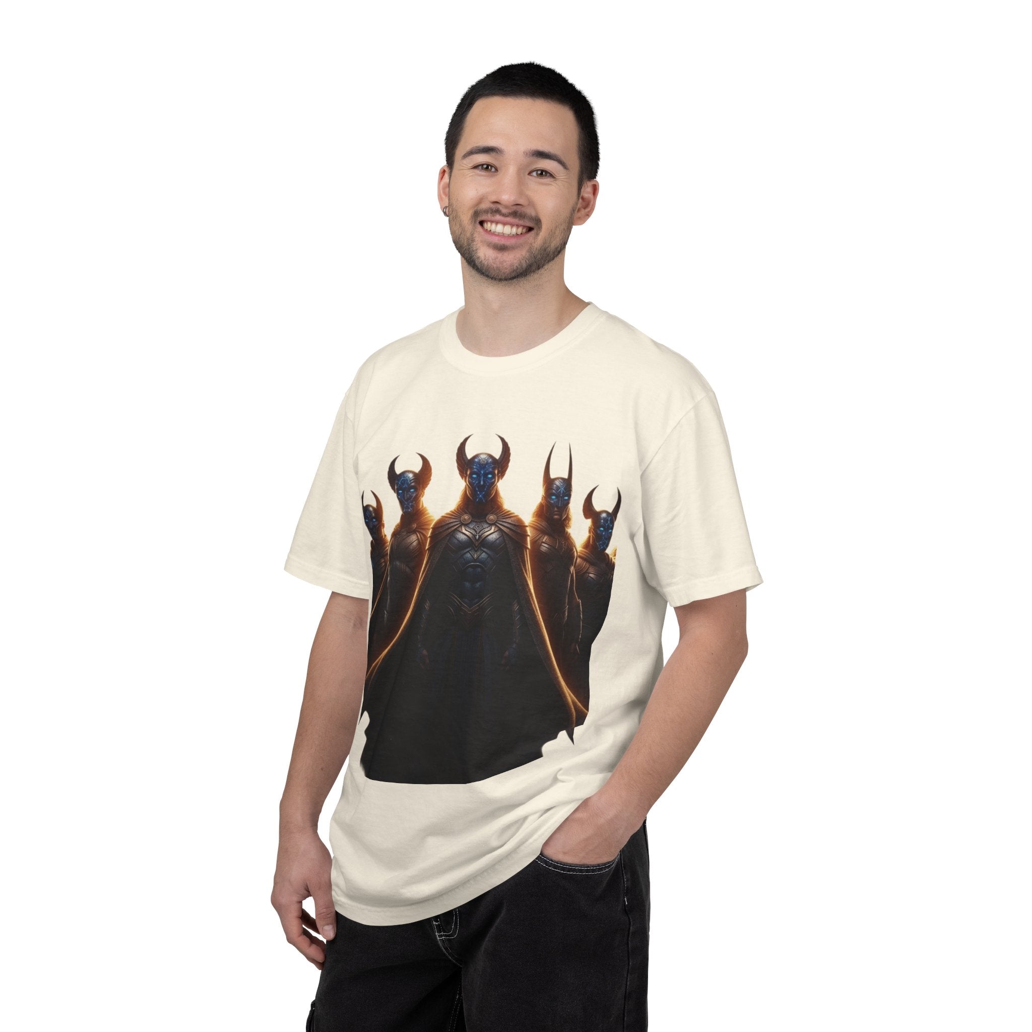 Power Runs Black PRB Dark Legion Graphic T-Shirt — Horned Warriors Fantasy Tee by Power Runs Black