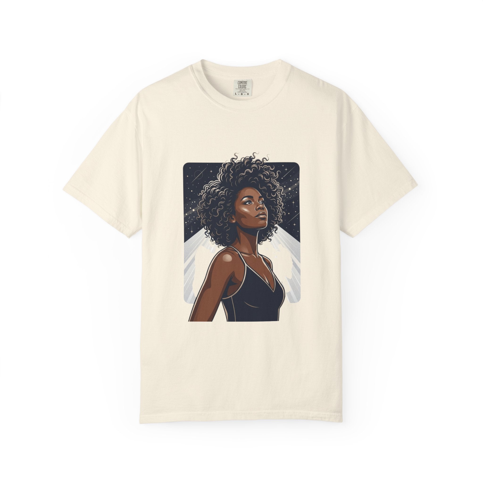 Pretty Rich Bitch The Collection by PRB T-Shirt — Afro Woman Graphic Tee by Power Runs Black