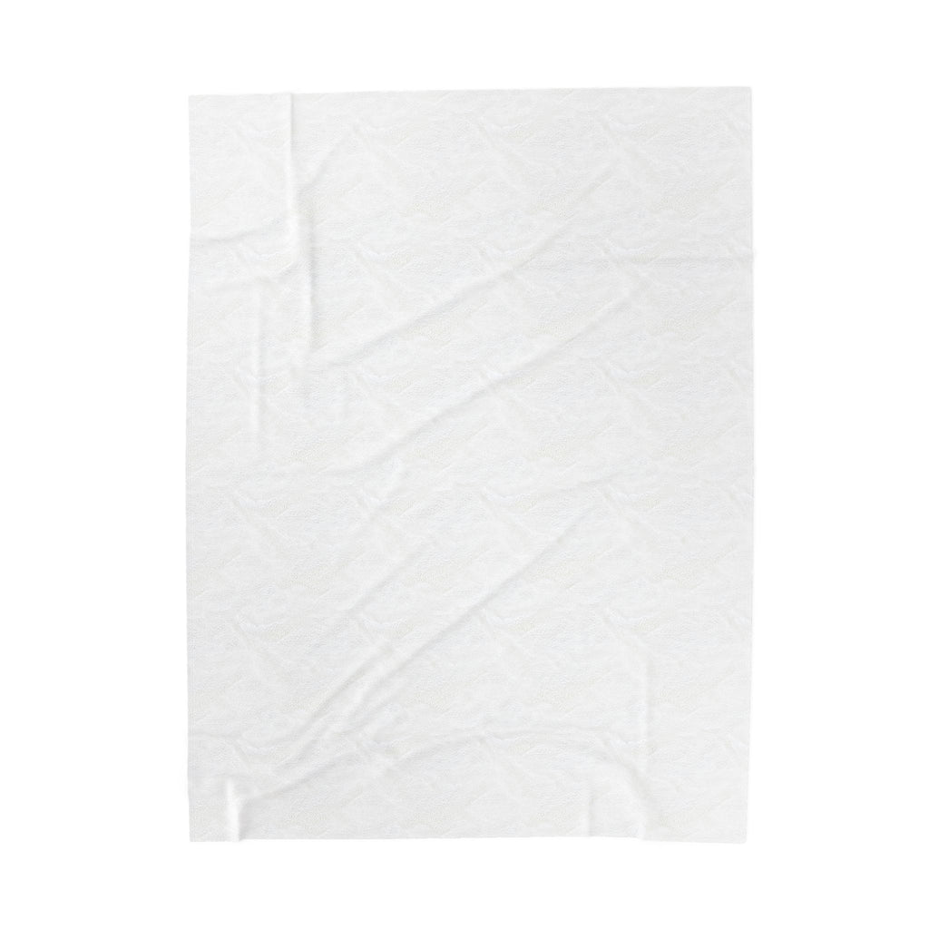PRB Velveteen Plush Blanket — "MIGHT UNLEASHED" Superhero Power Throw by Power Runs Black