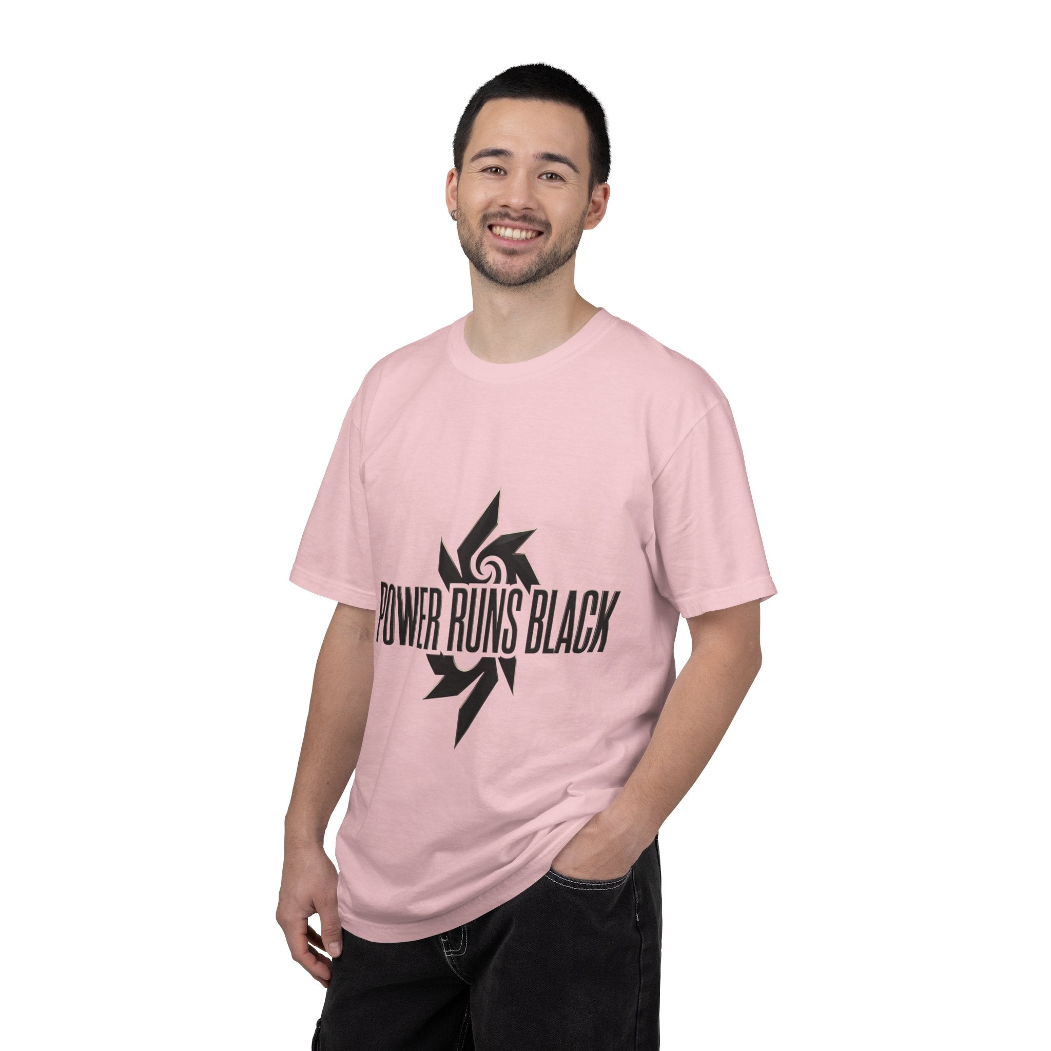 Power Runs Black PRB "Wear The Code" Mystic Shield T-Shirt — Geometric Sigil Graphic Tee by Printify