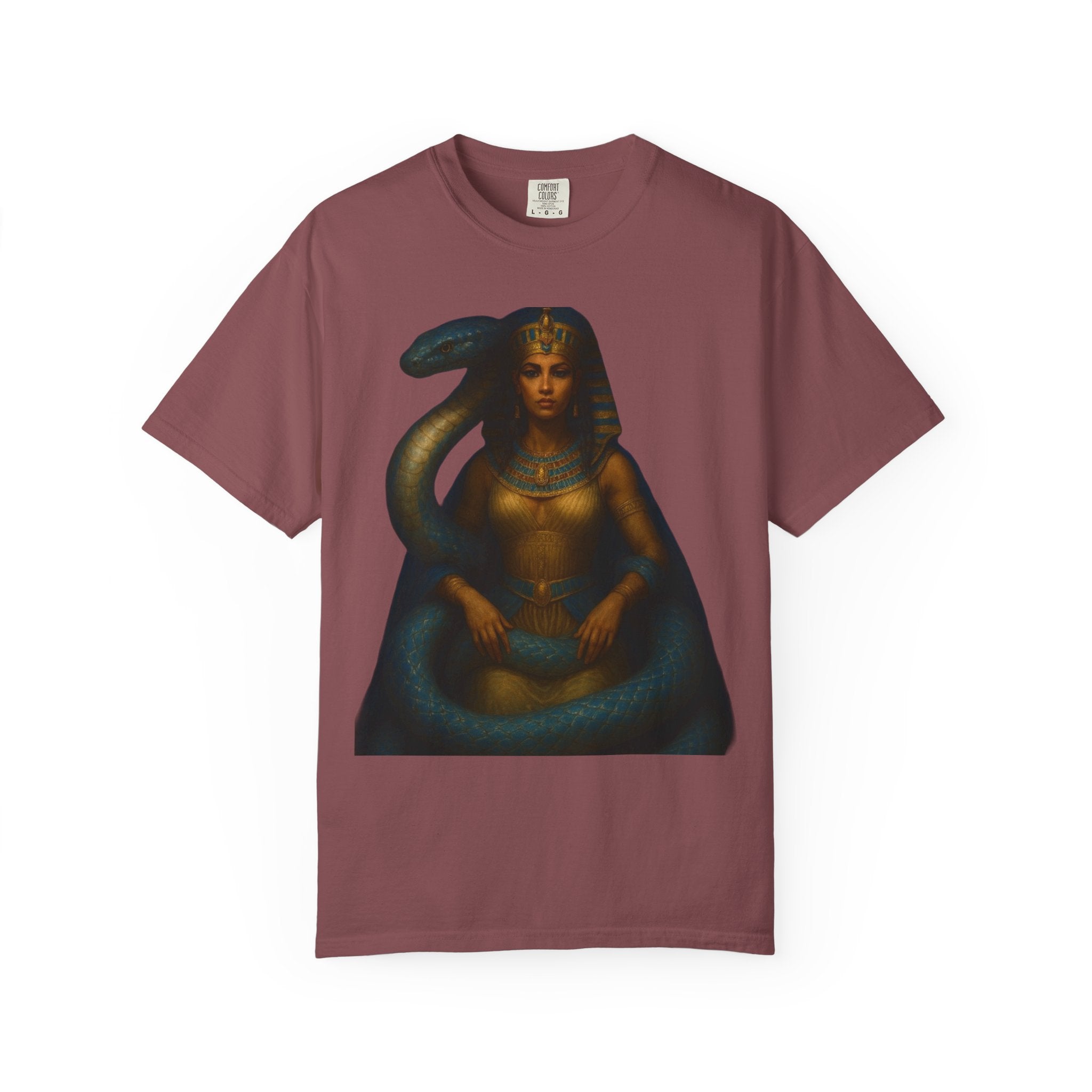PRB Egyptian Goddess with Snake T-Shirt | Pharaoh Serpent Art Tee by Printify
