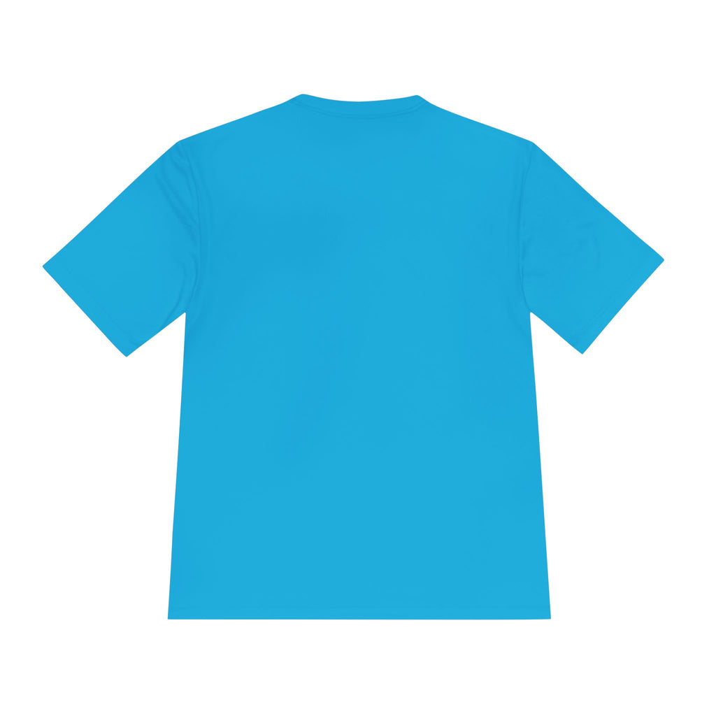 Power Runs Black graphic Tee | Blue angel wings, armored figure, bold script by Power Runs Black