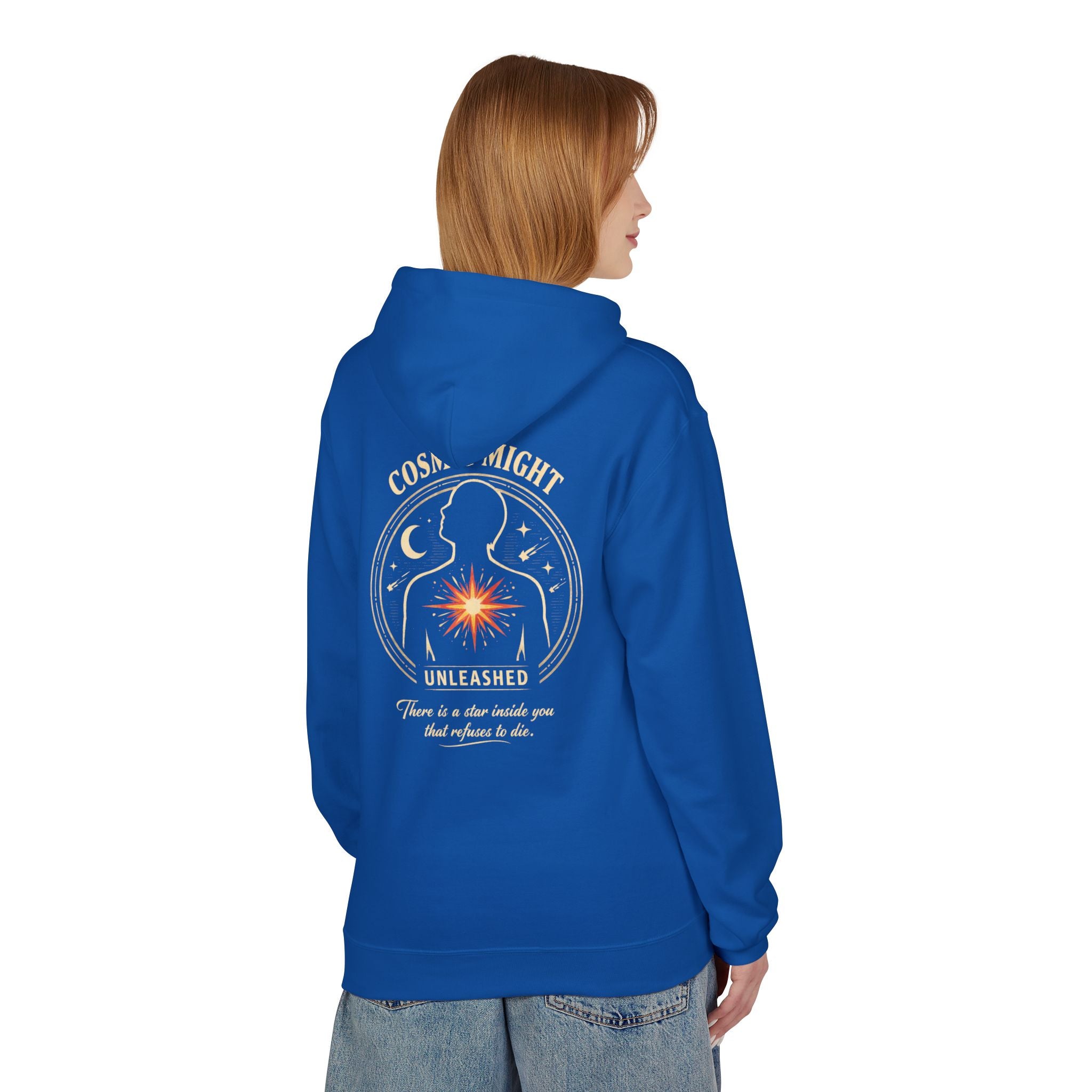 PRB Starforged Flex Cosmic Might Unleashed Hoodie — Unleashed Starburst Graphic Pullover by Power Runs Black