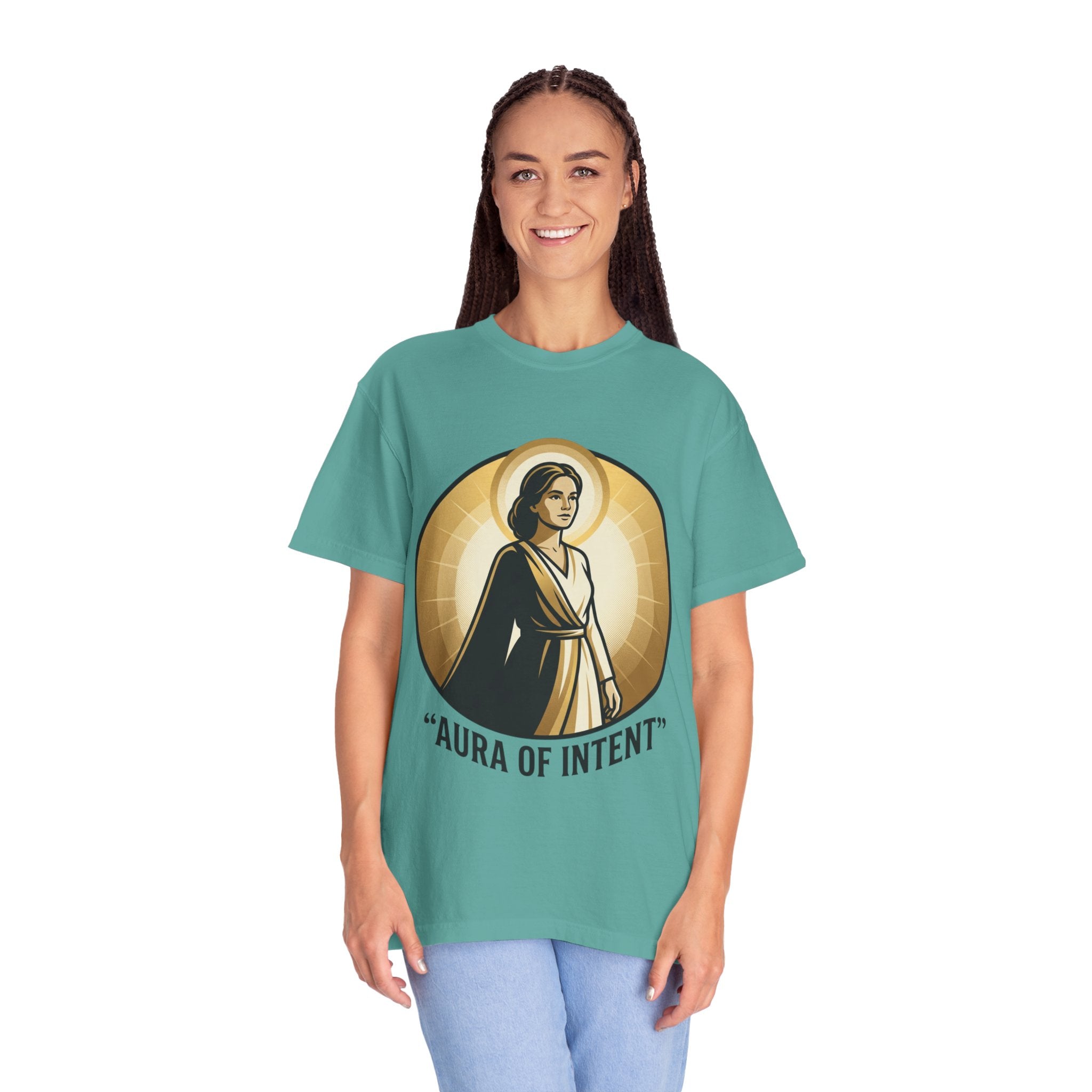 Power Runs Black Aura of Intent T-Shirt by Power Runs Black