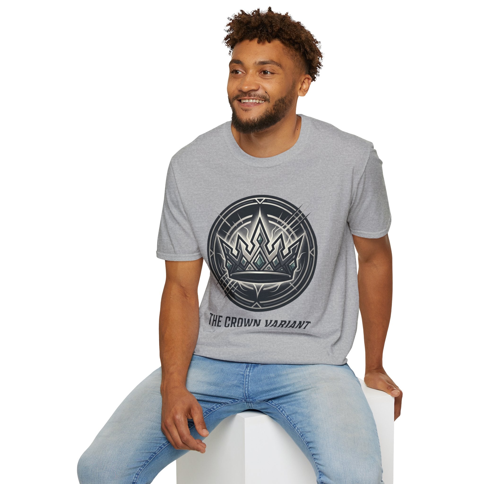Power Runs Black PRB Crown Variant Graphic T-Shirt — The Crown Variant Emblem by Power Runs Black