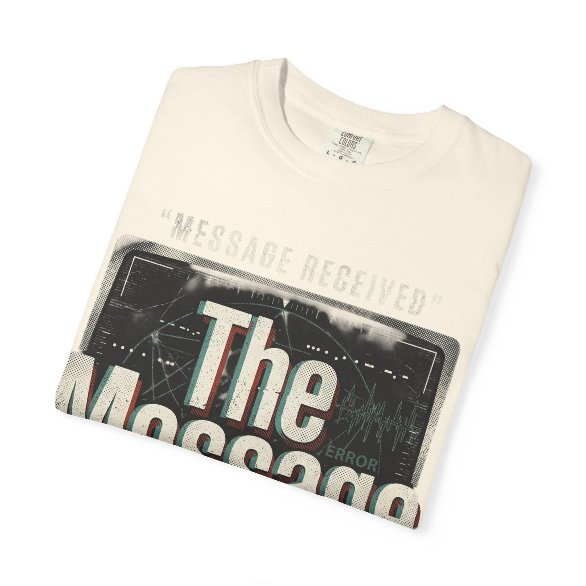 Power Runs Black PRB The Message Signal T-Shirt — Retro Graphic Tee with 'Message Received' Design by Power Runs Black