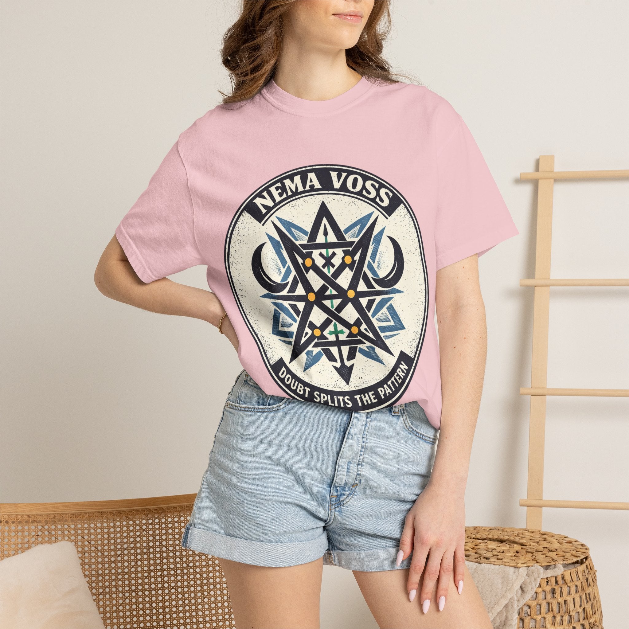 Power Runs Black PRB Nema Voss 'Doubt Splits the Pattern' Graphic T-Shirt by Power Runs Black