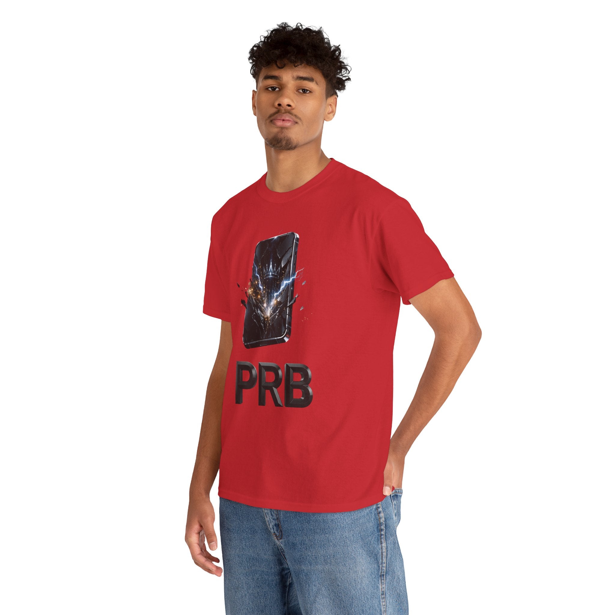PRB Phone Smash Graphic Tee by Printify