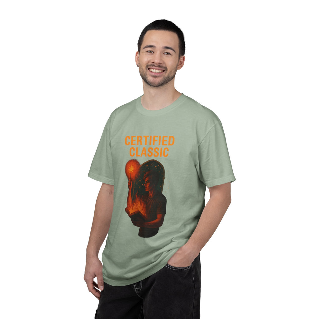 PRB Certified Classic head silhouette holding light bulb T-shirt | vintage inspired graphic tee by Power Runs Black