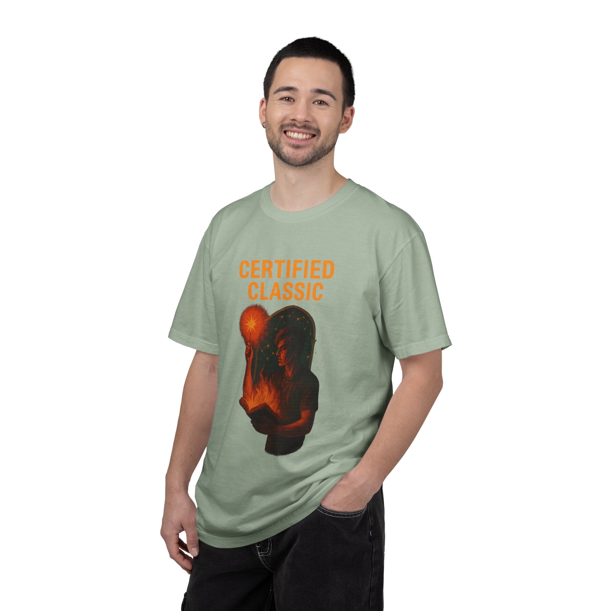 PRB Certified Classic head silhouette holding light bulb T-shirt | vintage inspired graphic tee by Power Runs Black