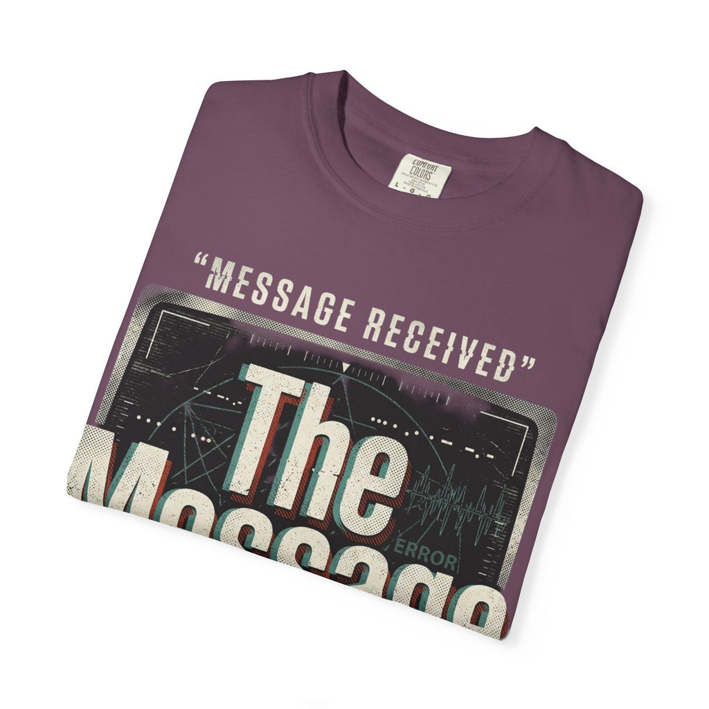 Power Runs Black PRB The Message Signal T-Shirt — Retro Graphic Tee with 'Message Received' Design by Power Runs Black