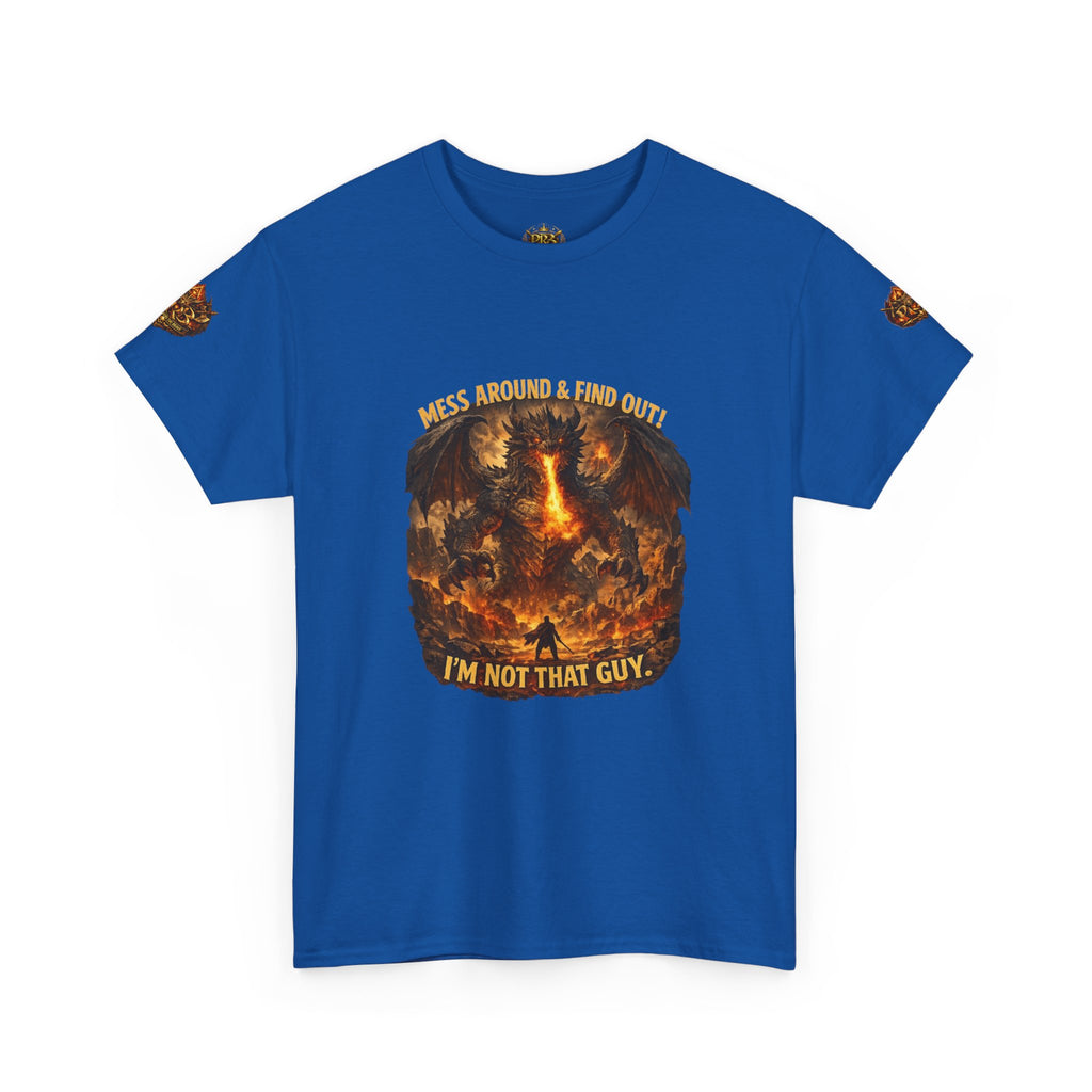 PRB Demonic Warrior Illustration Tee | "I'm Not That Guy" Graphic Shirt by Power Runs Black