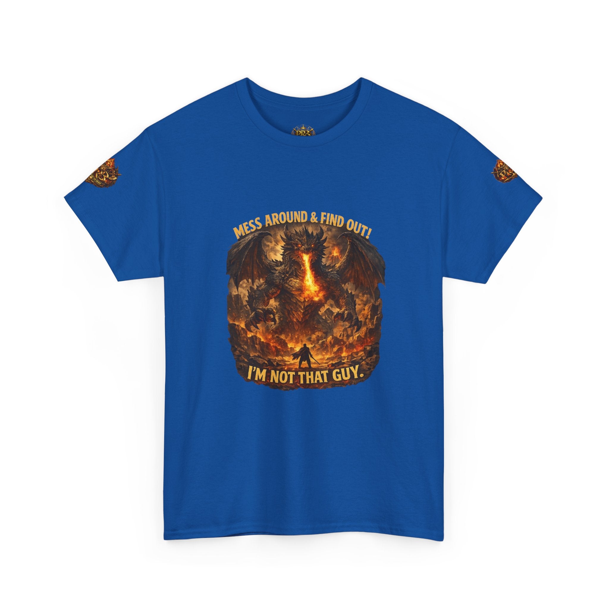 PRB Demonic Warrior Illustration Tee | "I'm Not That Guy" Graphic Shirt by Power Runs Black