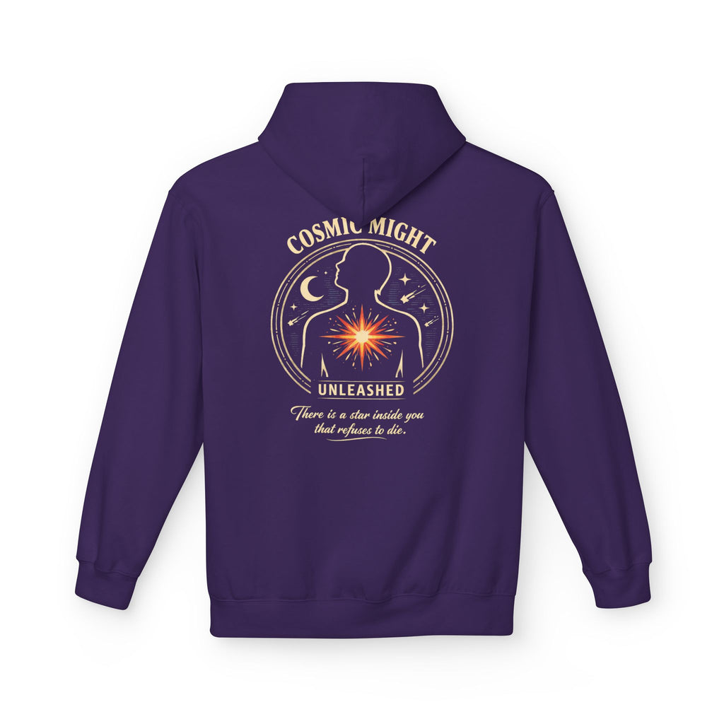 PRB Starforged Flex Cosmic Might Unleashed Hoodie — Unleashed Starburst Graphic Pullover by Power Runs Black