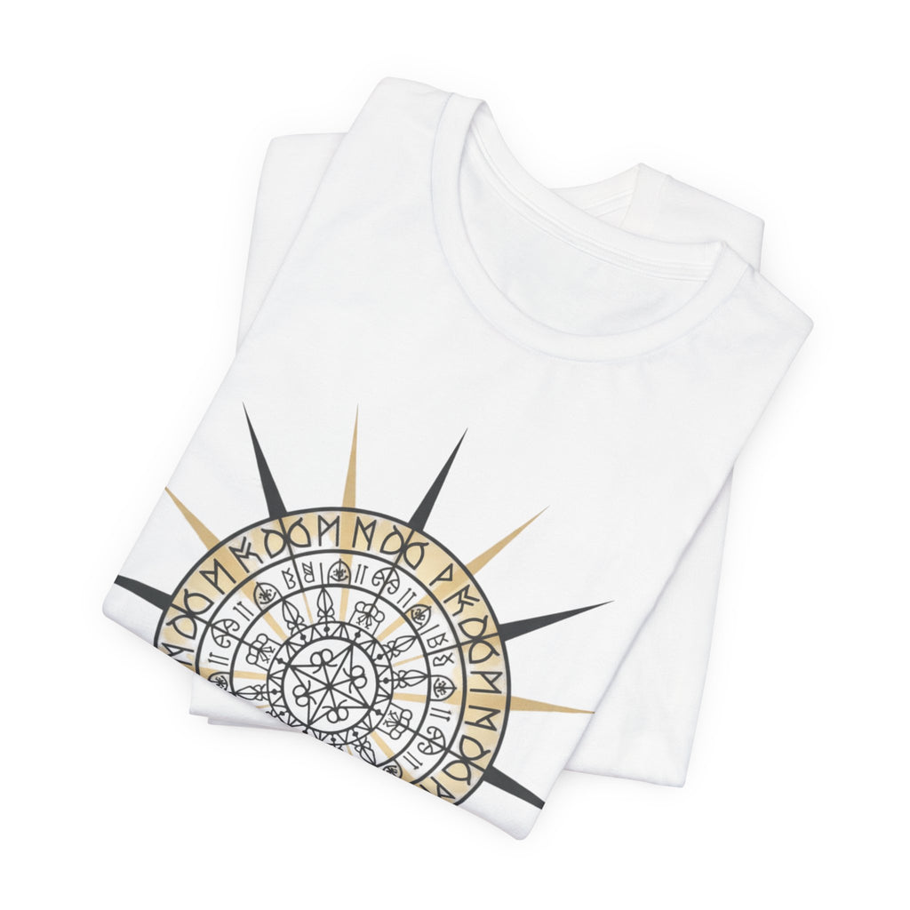 PRB Compass Rose Mandala Tee — Nautical Compass Graphic Shirt by Printify