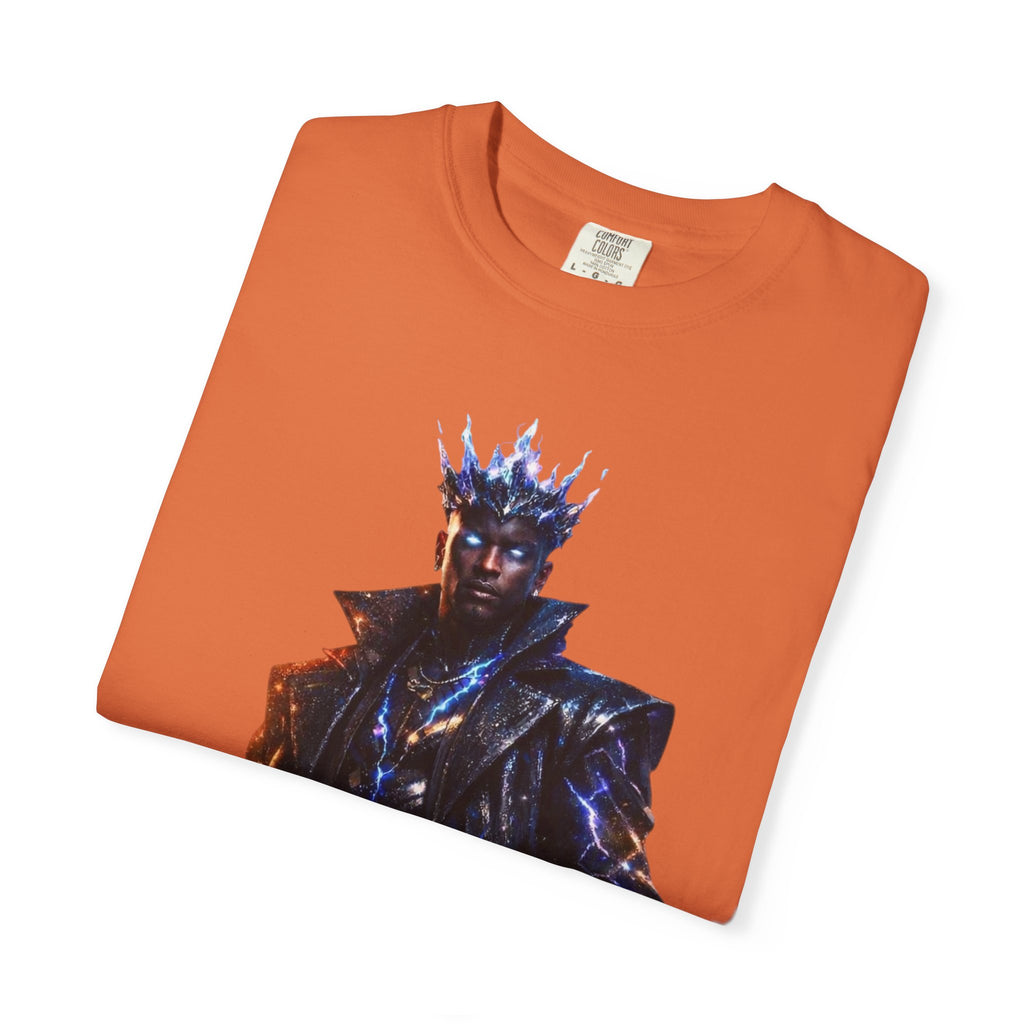 PRB Cosmic Might Unleashed T-shirt | Space Warrior Graphic Tee by Power Runs Black