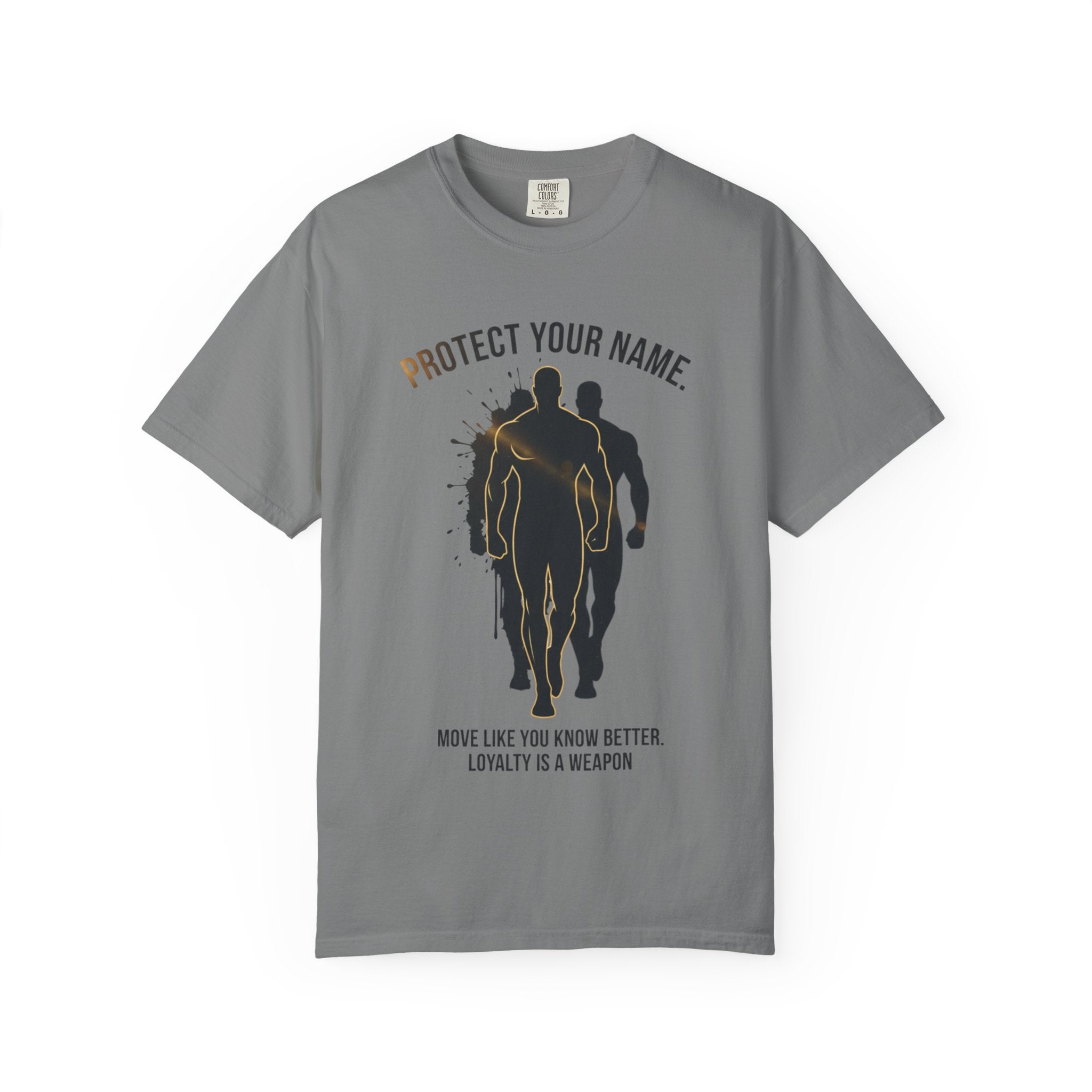PRB Protect Your Name silhouette trio design T-Shirt | Loyalty is a Weapon graphic tee by Printify