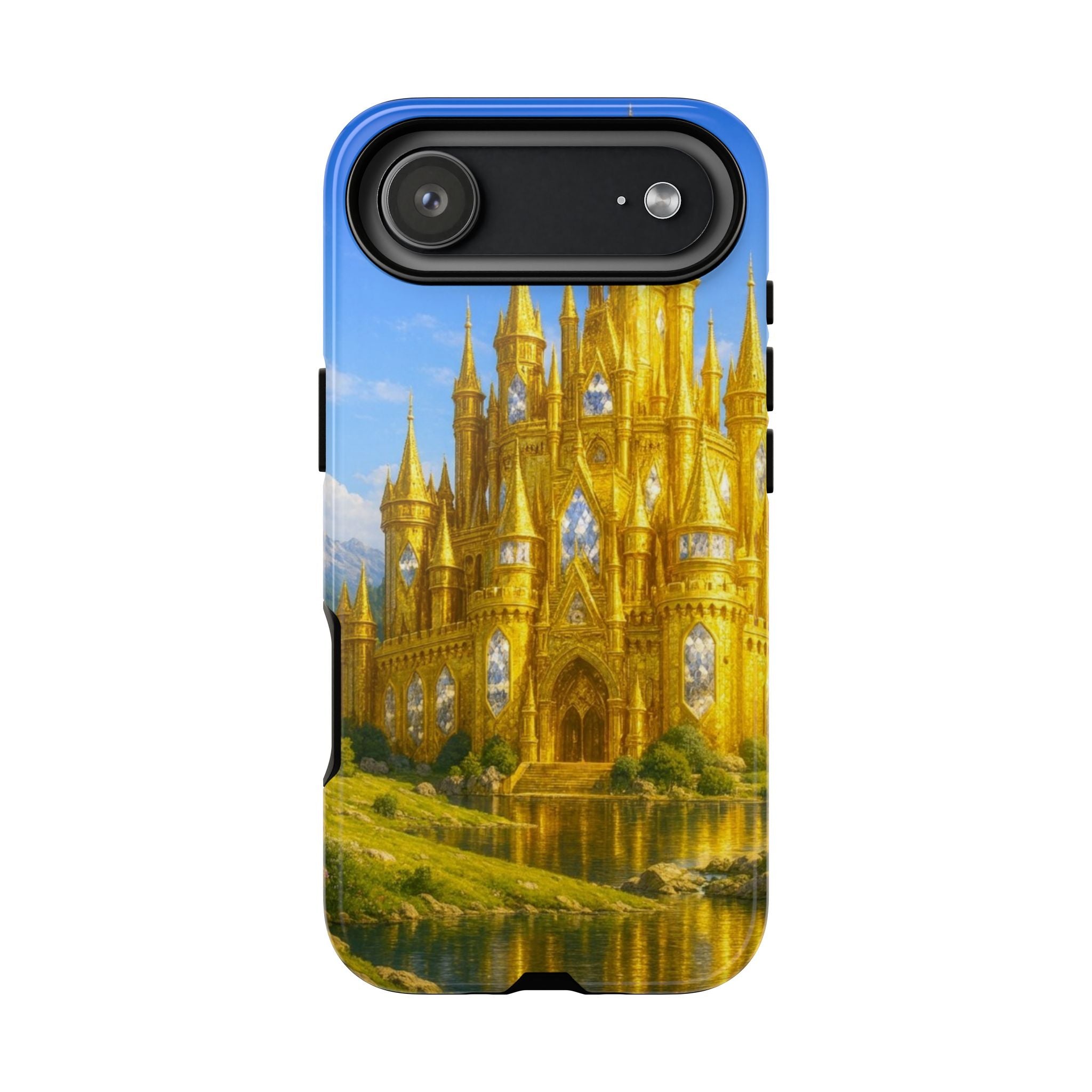 PRB Golden Castle iPhone Case | Fantasy Palace Phone Case by Power Runs Black