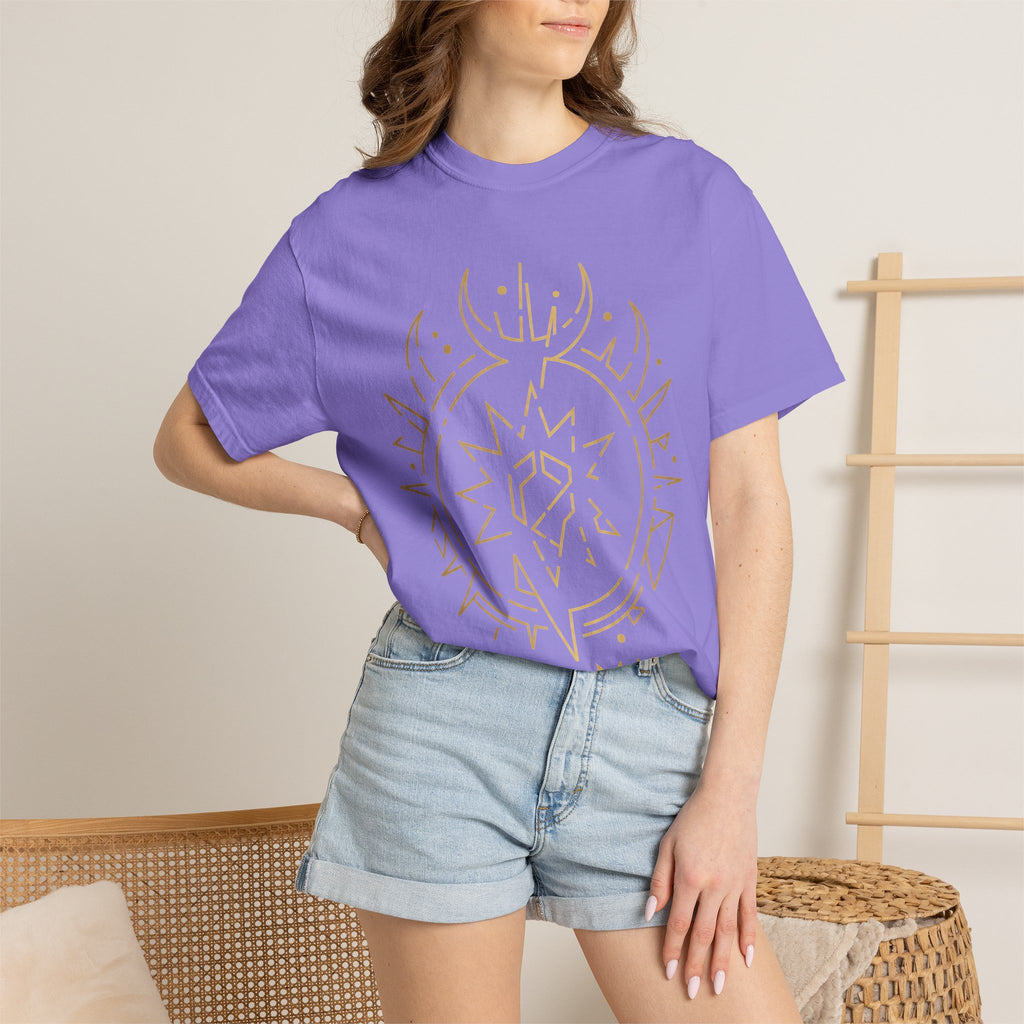Power Runs Black PRB Cael Mór Symbol T-Shirt — ‘Nothing Connects’ Minimal Graphic Tee by Power Runs Black