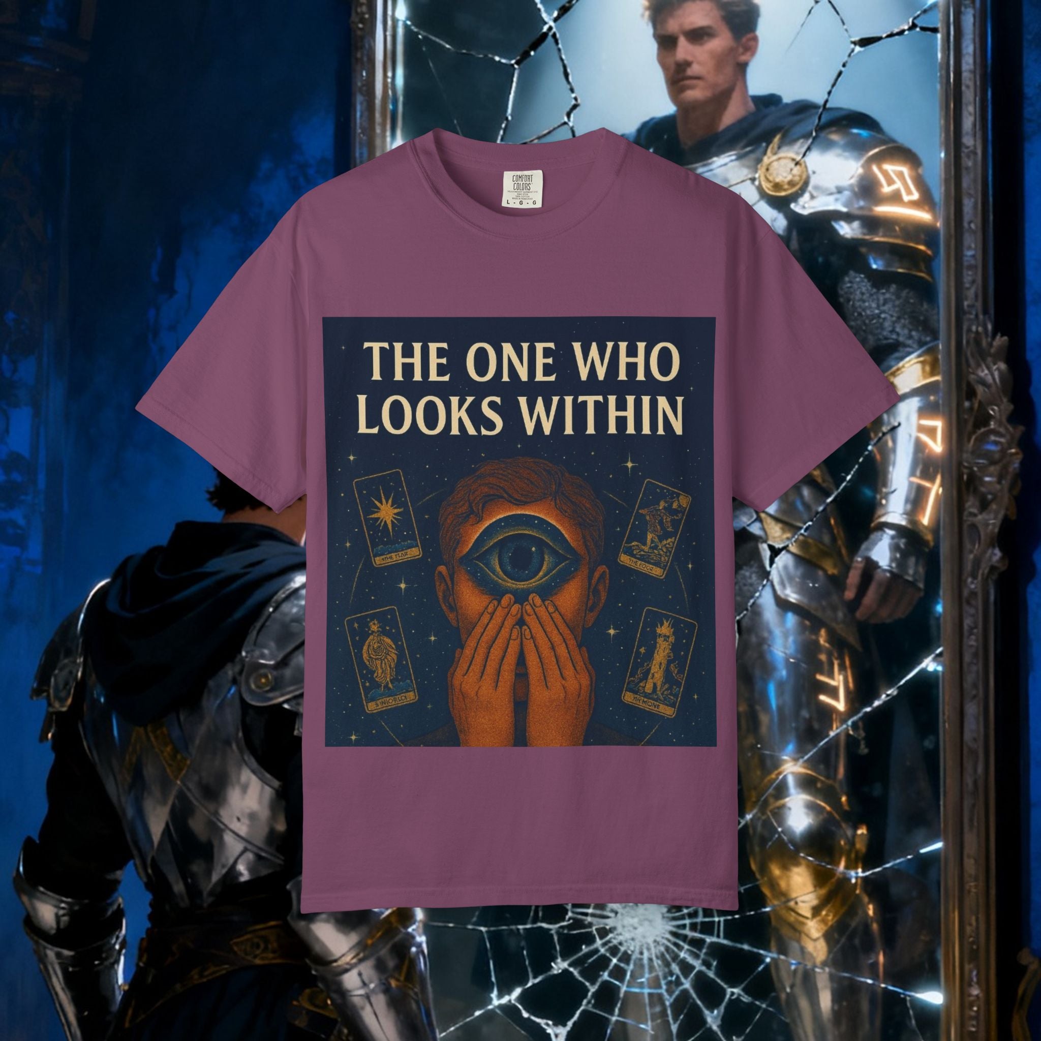 PRB Tarot Eye T-Shirt — "The One Who Looks Within" Mystical Graphic Tee by Printify