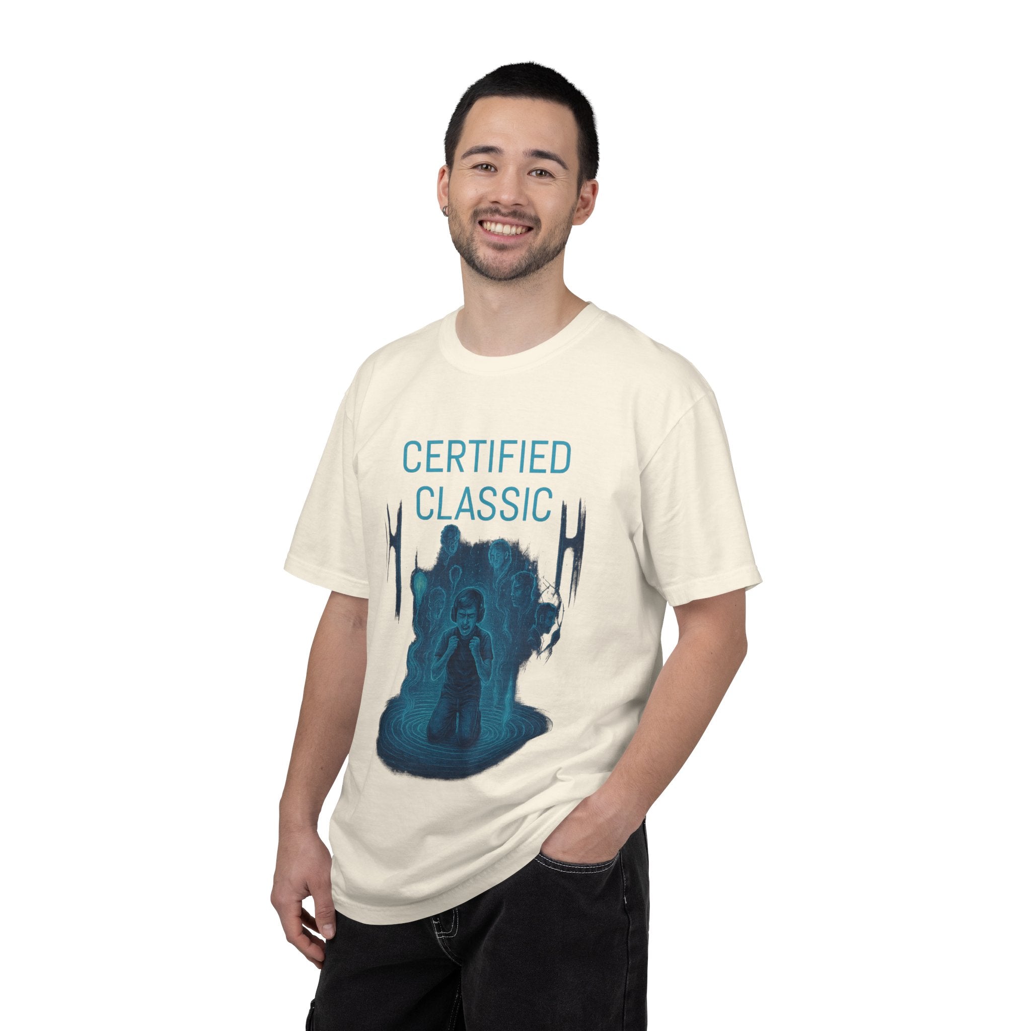 PRB Certified Classic T-Shirt – Retro Sci‑Fi Graphic Tee by Power Runs Black