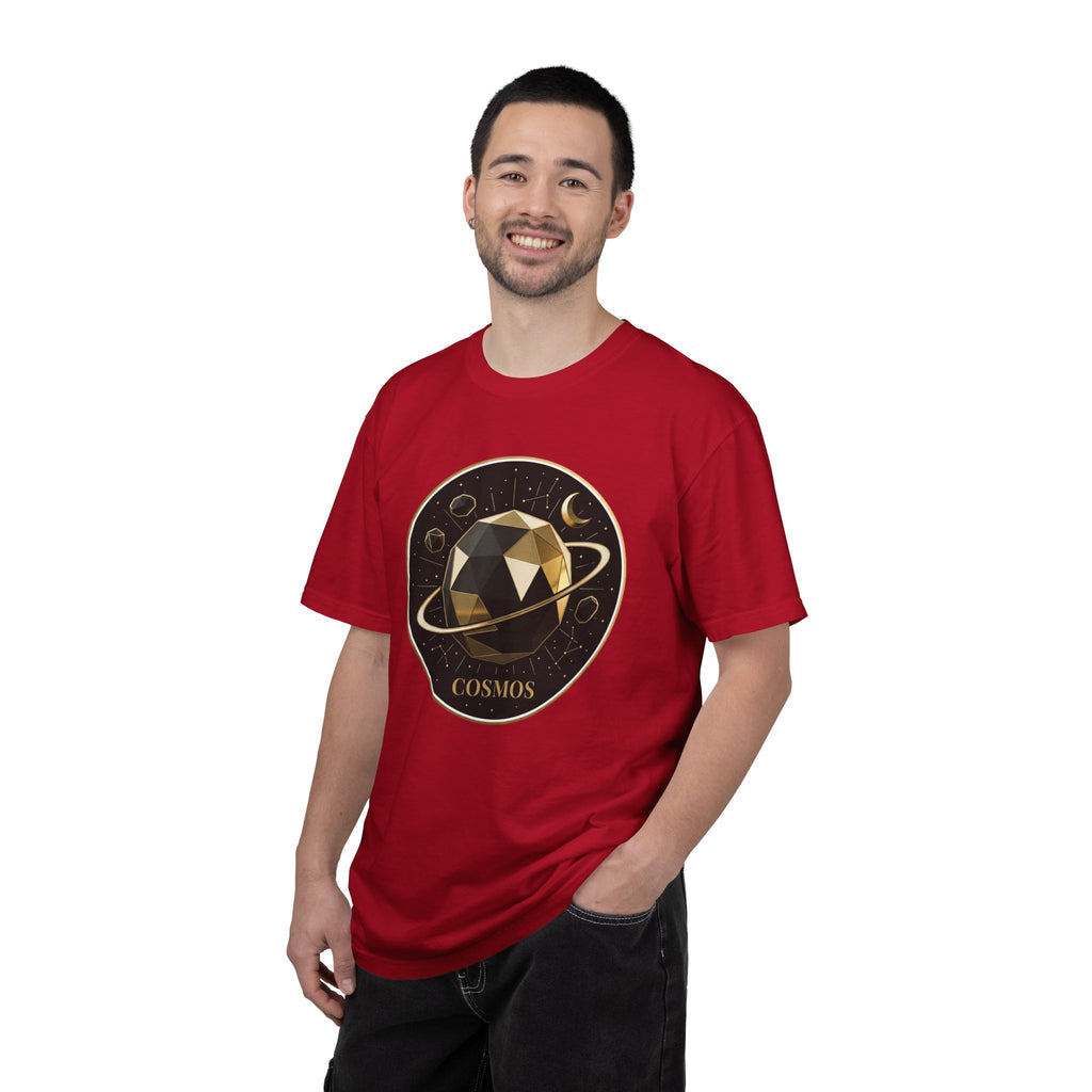 PRB Cosmos Geometric Planet T-Shirt by Power Runs Black