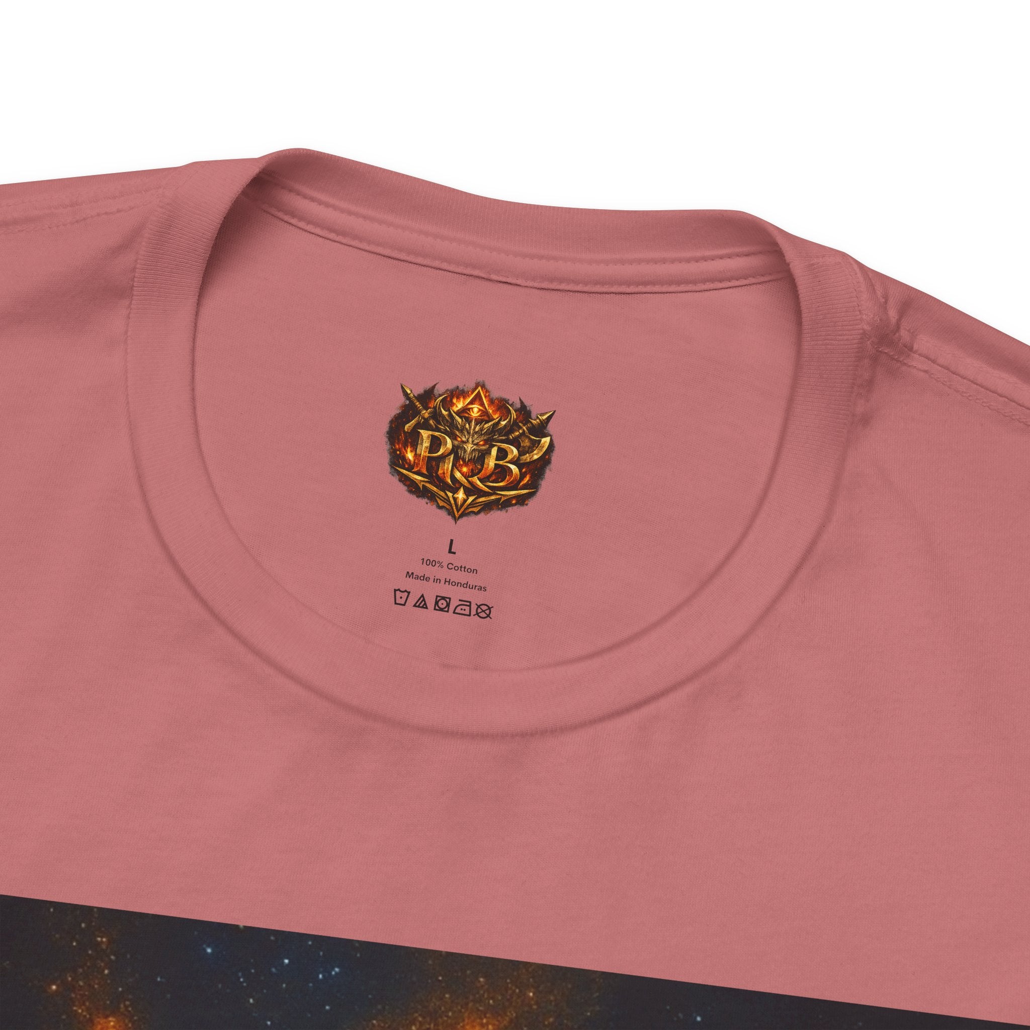 Power Runs Black PRB The Starbound Seven Tee – Retro Cosmic Superhero Poster Shirt by Power Runs Black