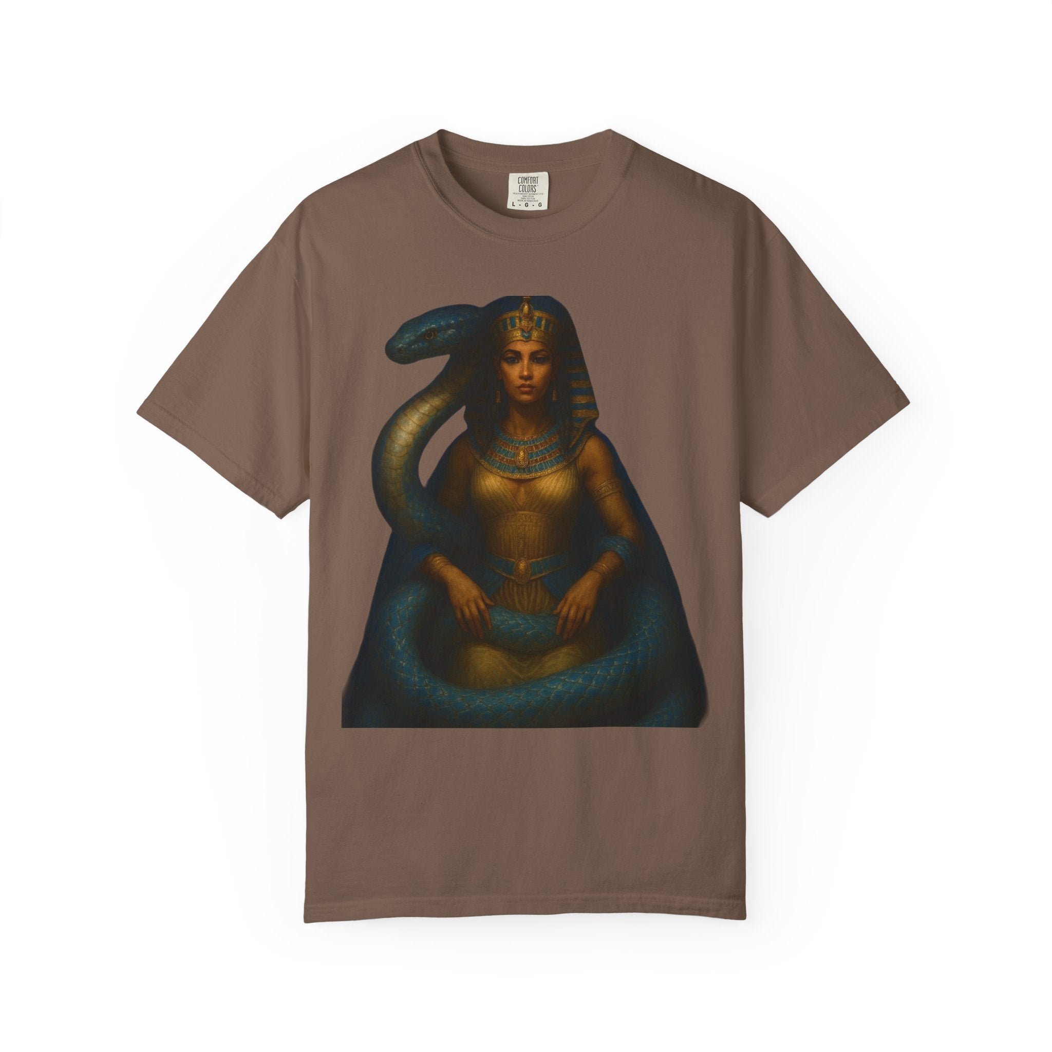 PRB Egyptian Goddess with Snake T-Shirt | Pharaoh Serpent Art Tee by Printify