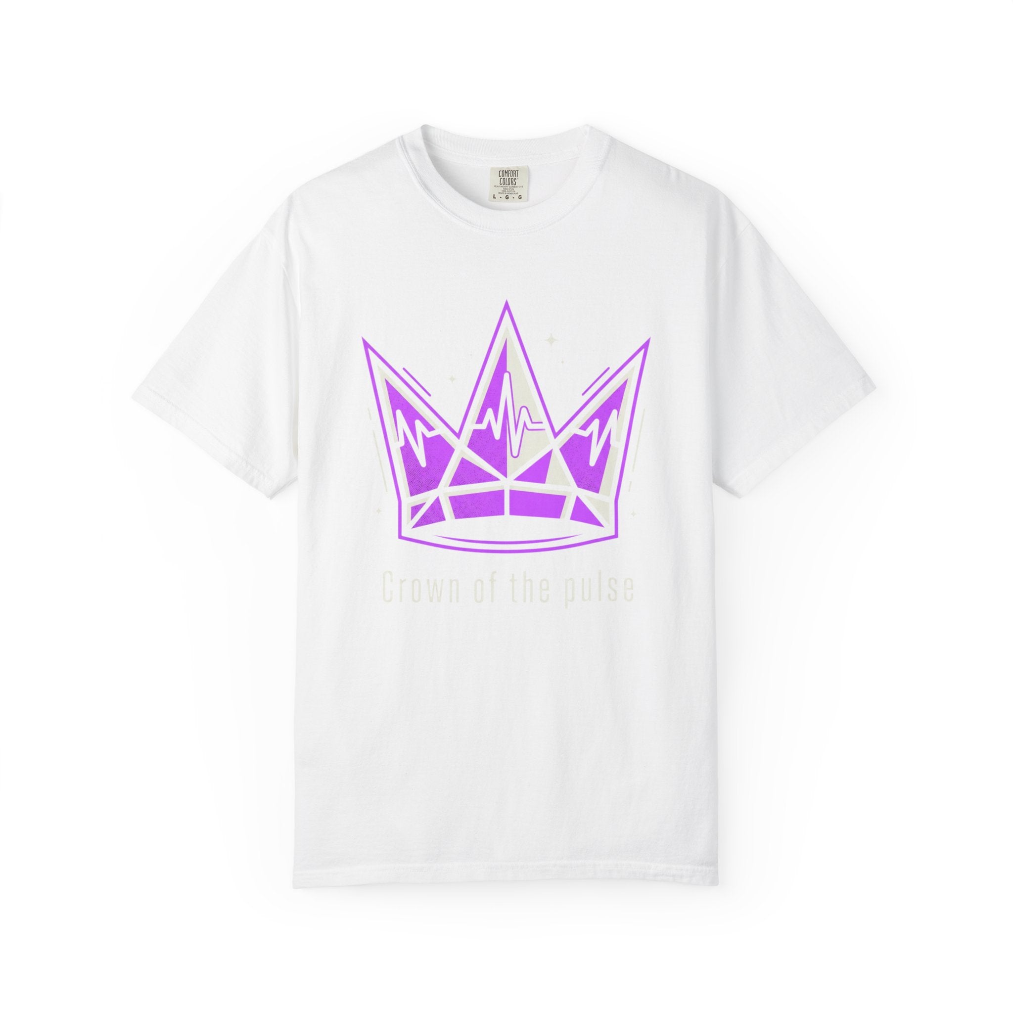 Power Runs Black PRB Crown Graphic T-Shirt — Purple Royal Crown Streetwear Tee by Power Runs Black