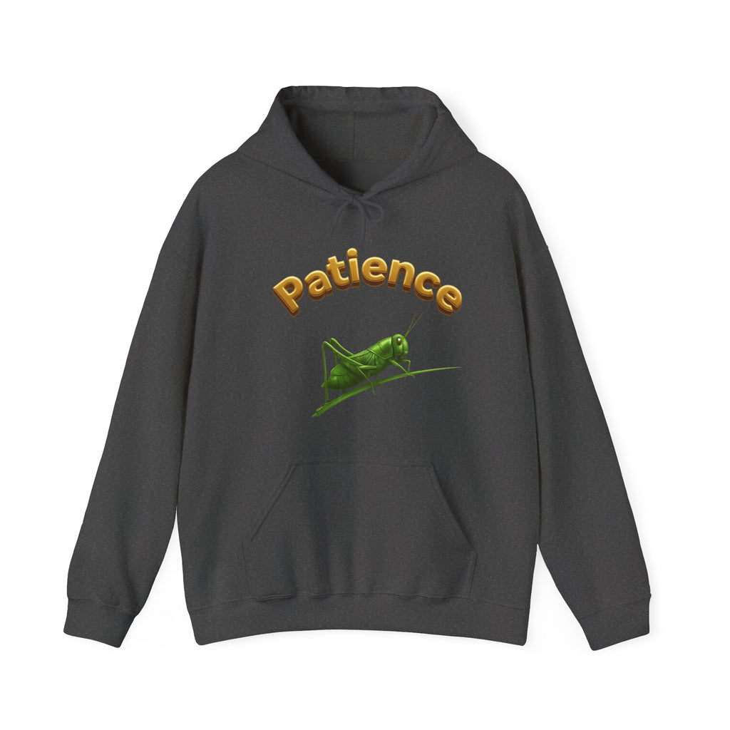 Power Runs Black PRB Patience Grasshopper Hoodie | Grasshopper Illustration, Word Art by Power Runs Black