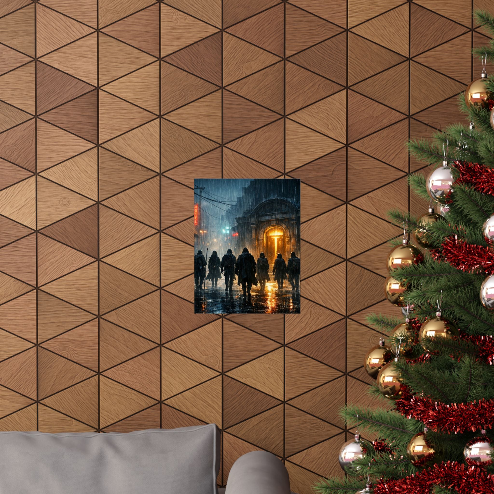 Power Runs Black PRB The Starbound Seven Matte Vertical Posters by Printify