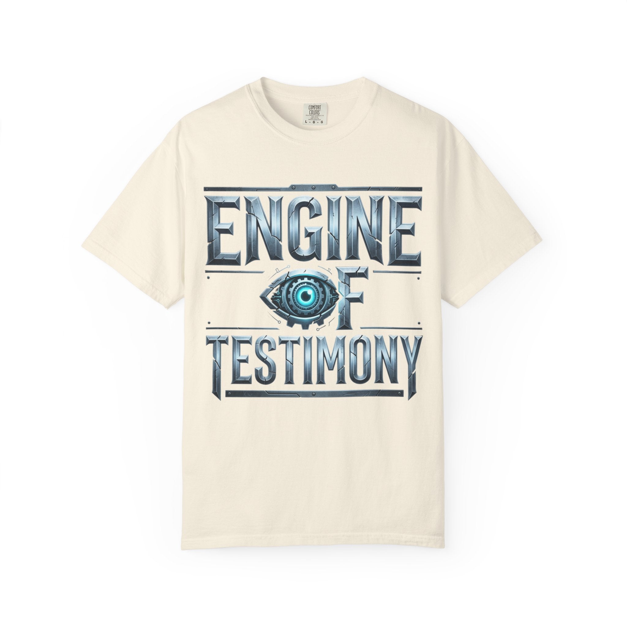 Printify PRB Engine of Testimony T-Shirt | Eye Emblem Graphic Tee - T-Shirt