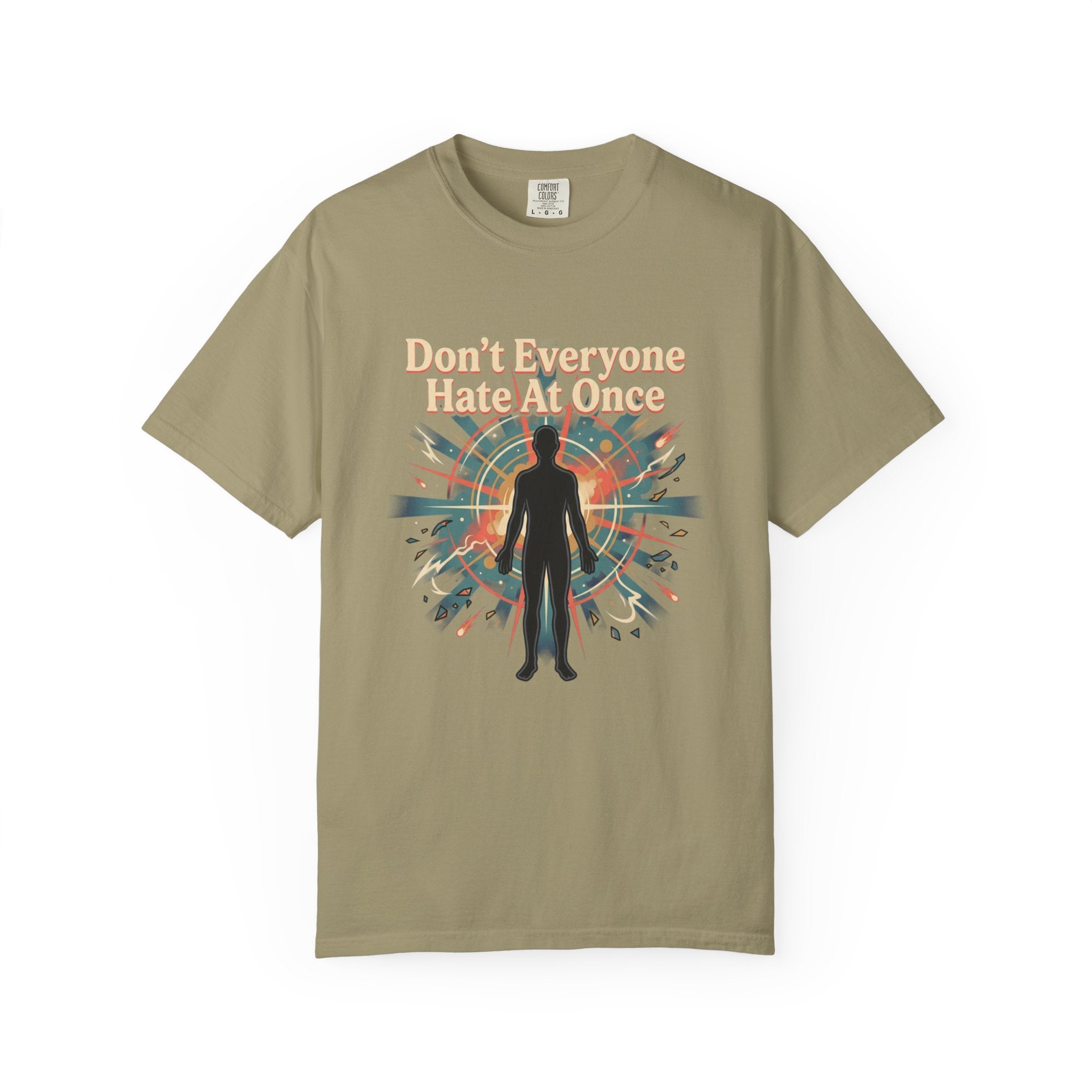Power Runs Black Don't Everyone Hate Me Once" Retro Silhouette Graphic Tee by Printify