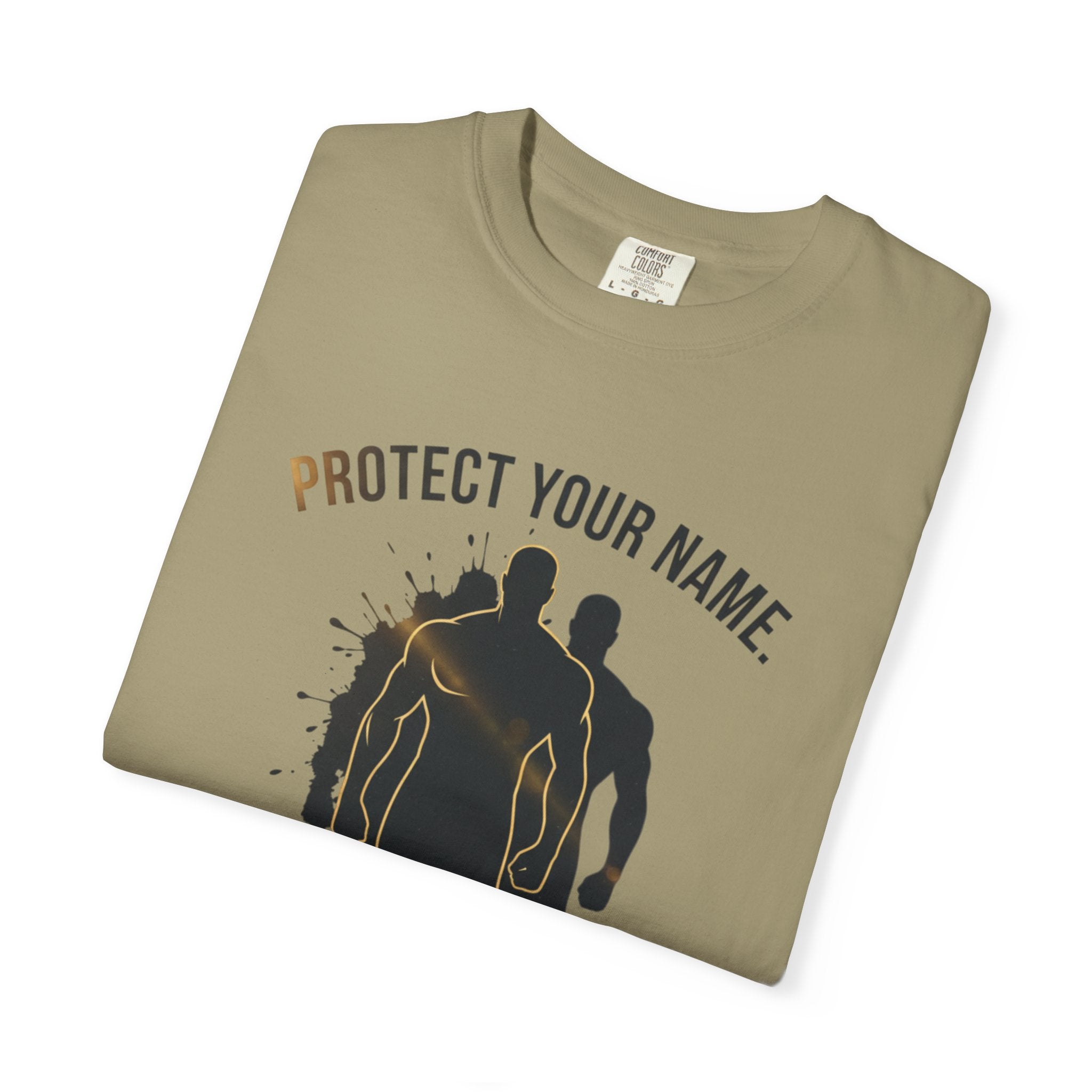 PRB Protect Your Name silhouette trio design T-Shirt | Loyalty is a Weapon graphic tee by Printify