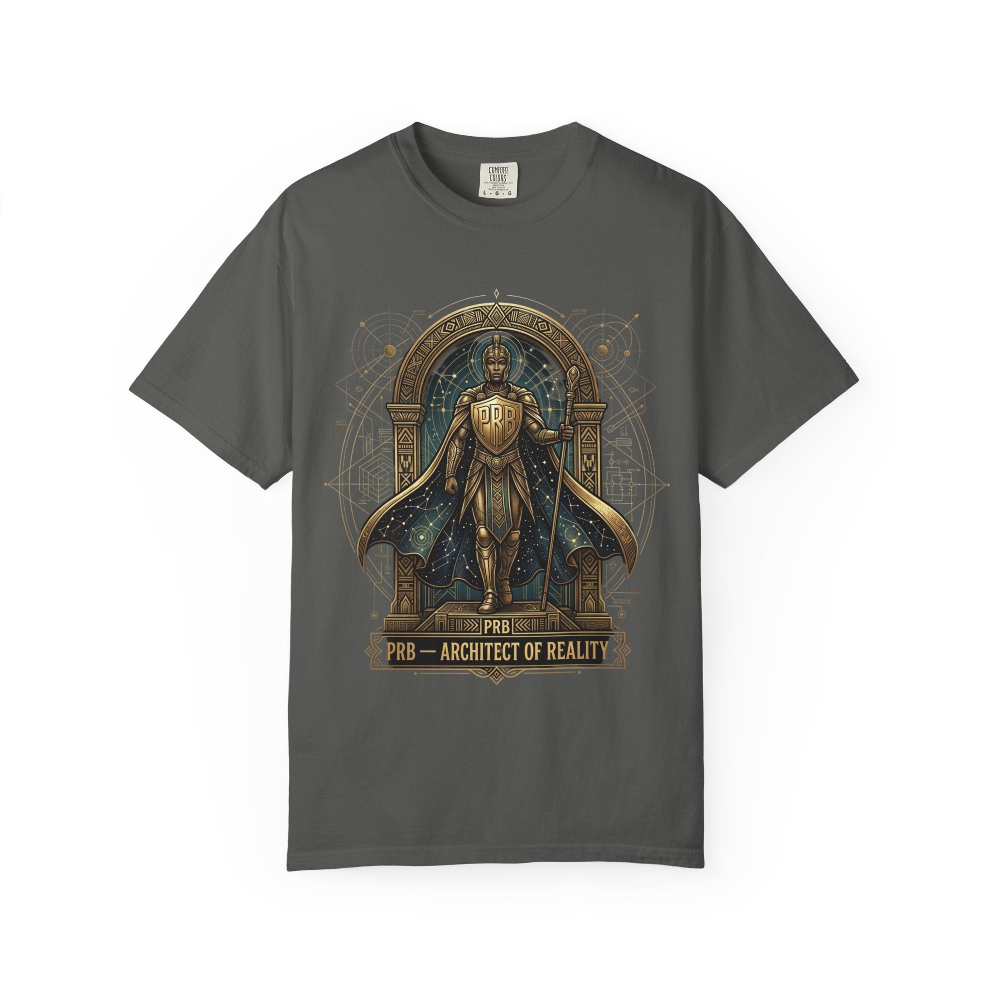 PRB Architect of Reality Graphic T-Shirt | Mythic Archer Illustration Tee by Printify