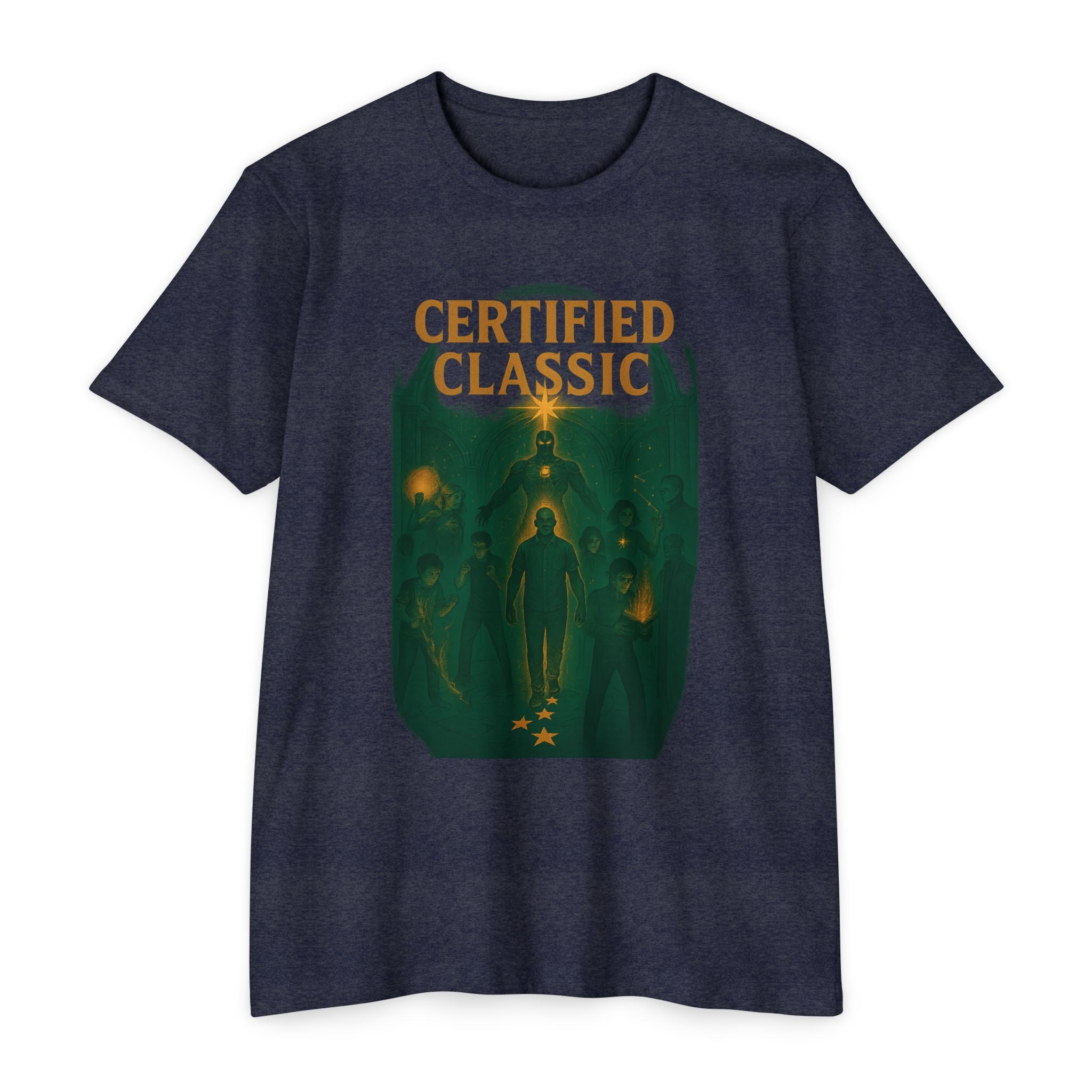 PRB Certified Classic T-Shirt | Vintage Spacewalk Illustration by Power Runs Black