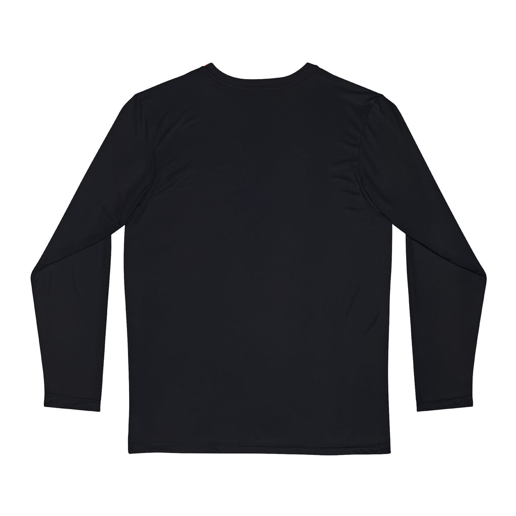 PRB Sword & Crescent Men's Long Sleeve Shirt | Fantasy Crest Graphic Tee by Power Runs Black