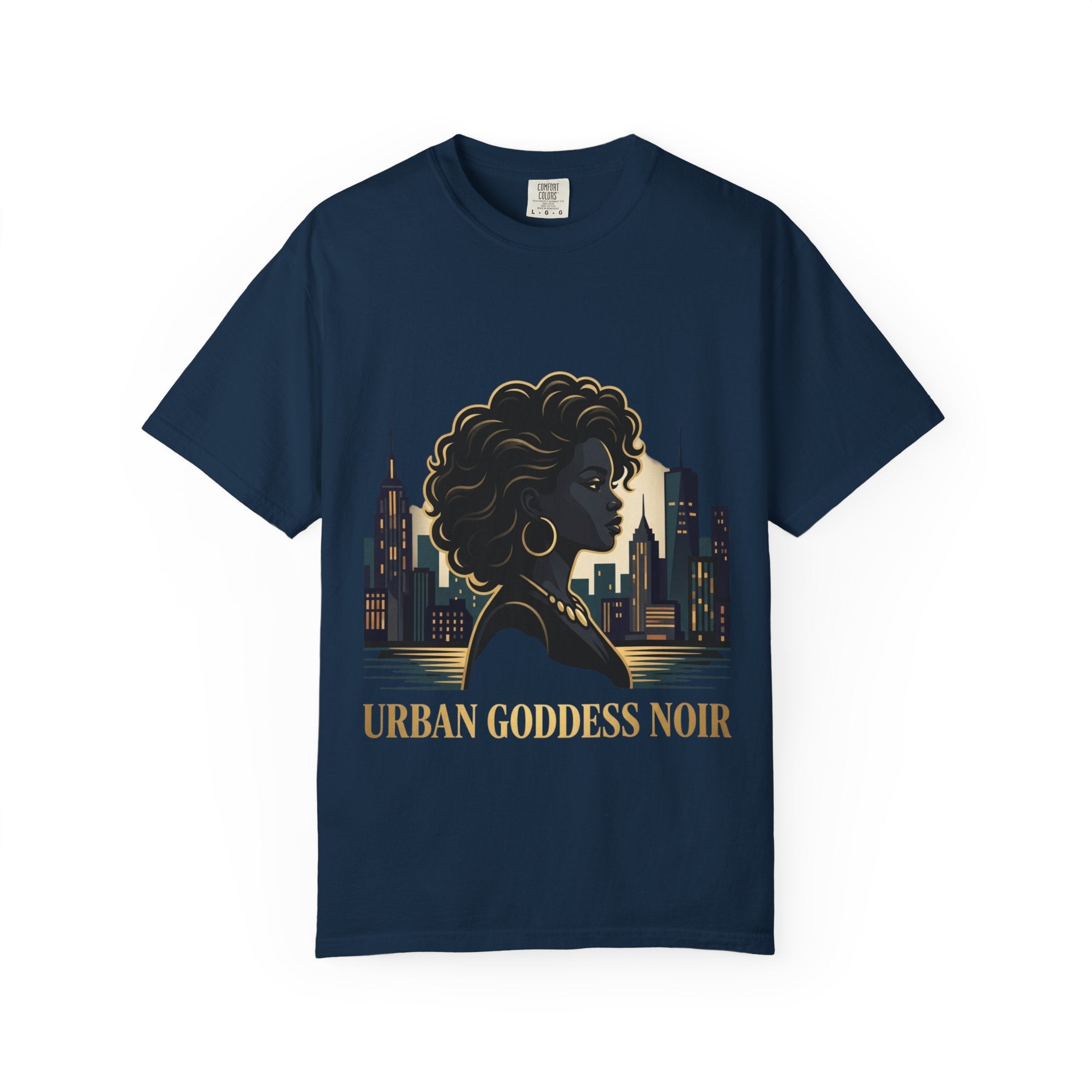 Pretty Rich Bitch The Collection by PRB Urban Goddess Noir T-Shirt — "Urban Goddess Noir" Graphic Tee by Power Runs Black