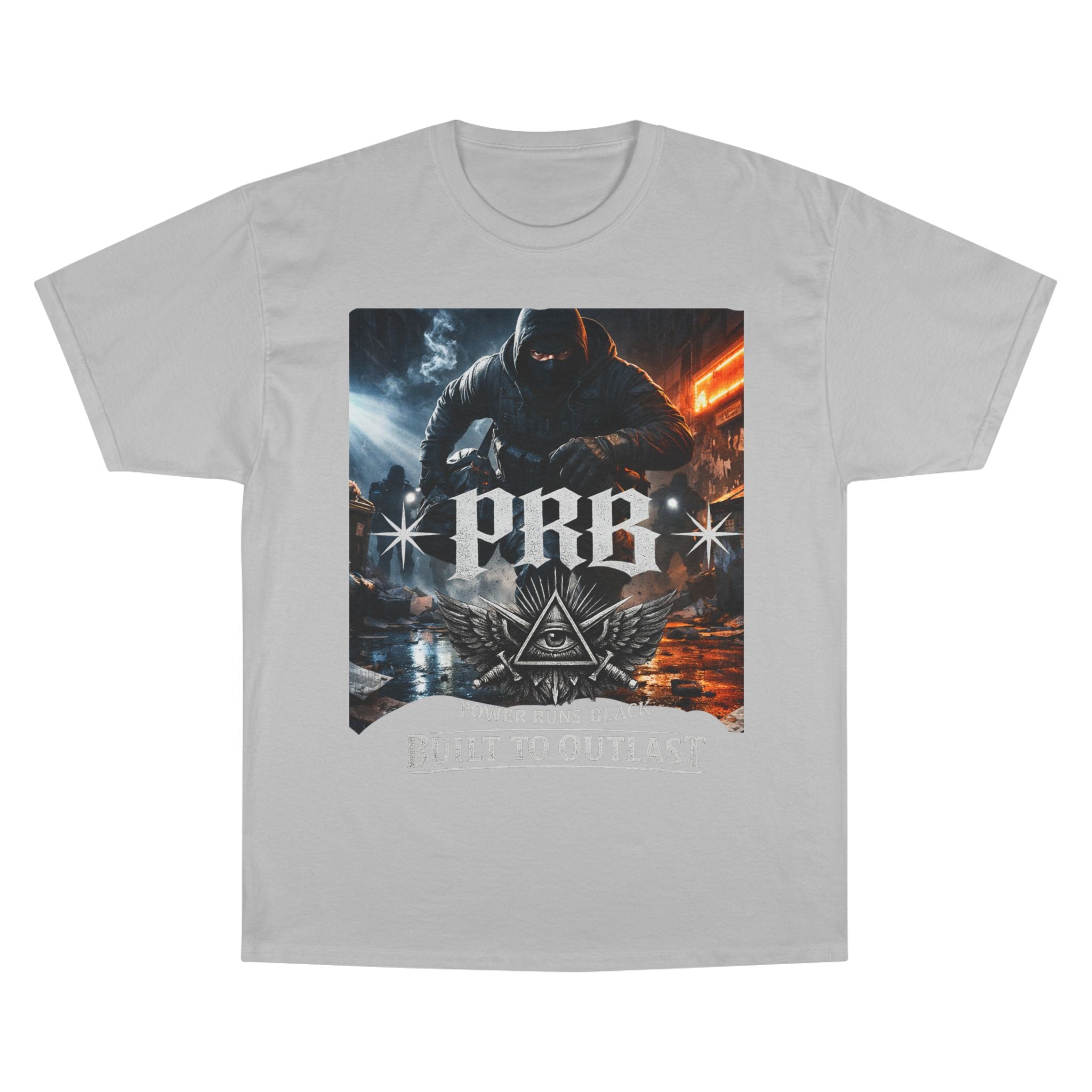 PRB 'Built to Outlast' Graphic Tee by Power Runs Black