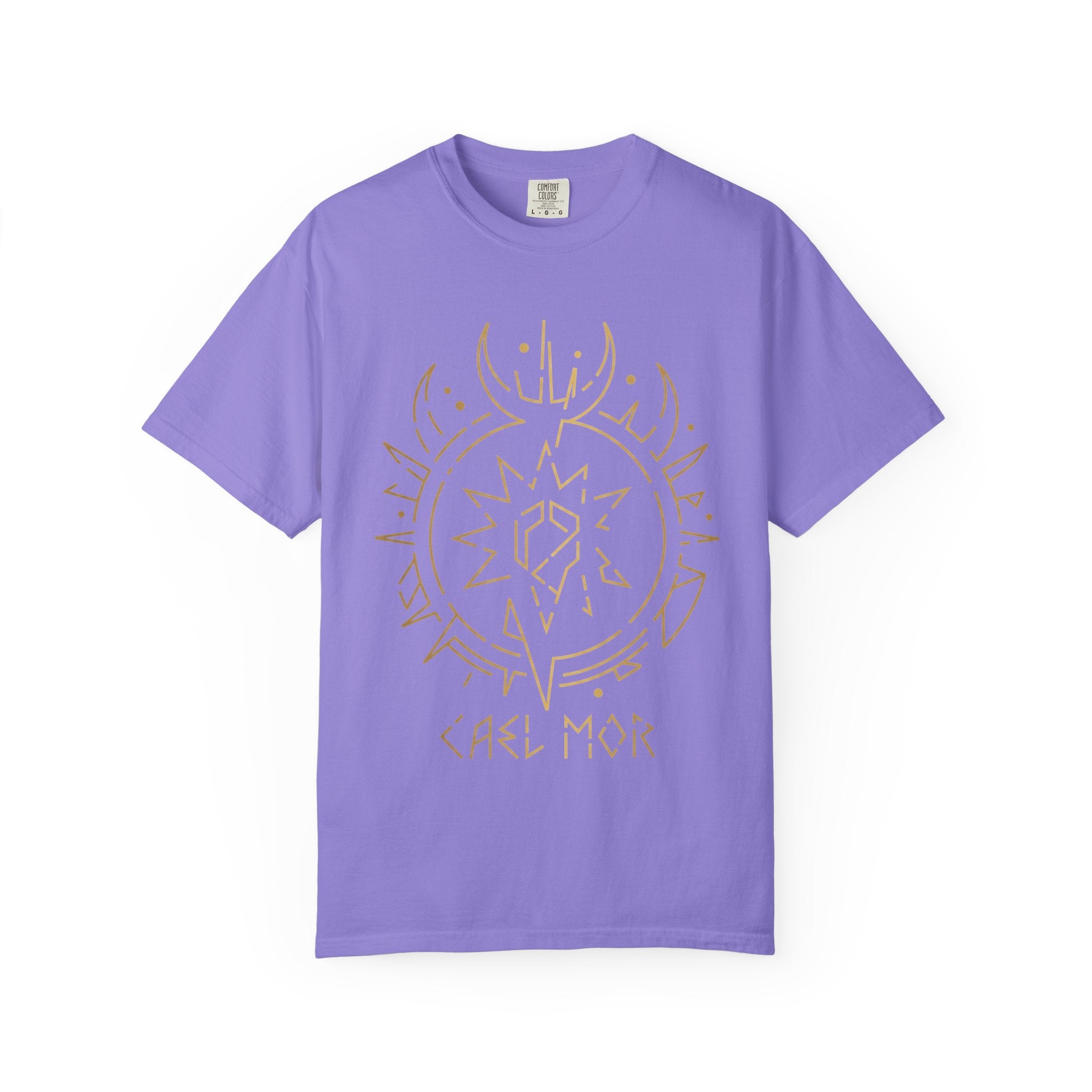 Power Runs Black PRB Cael Mór Symbol T-Shirt — ‘Nothing Connects’ Minimal Graphic Tee by Power Runs Black
