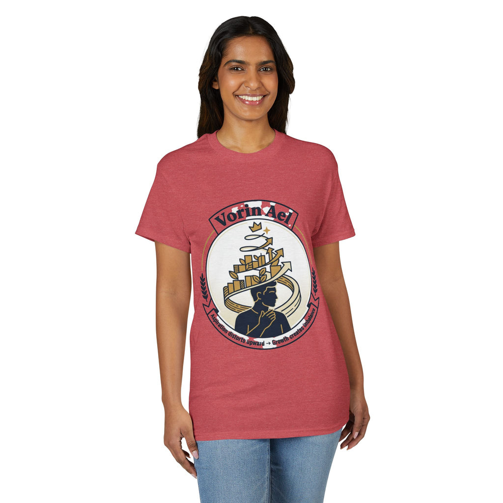 Power Runs Black PRB Vorin Ael Crest T-Shirt — Fantasy Guild Emblem Tee by Printify