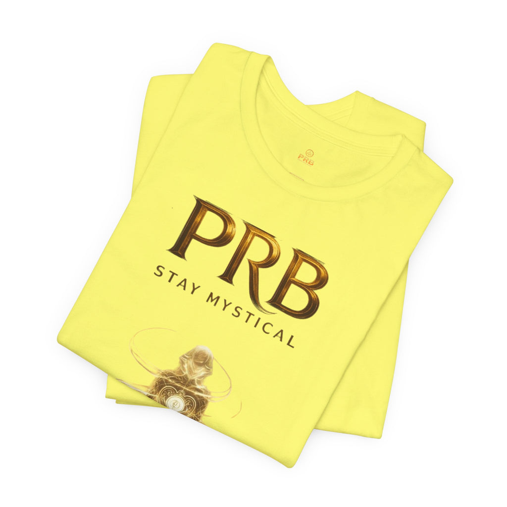 PRB Mystical Graphic Tee – "PRB Stay Mystical" Spiritual Book & Light Design by Power Runs Black