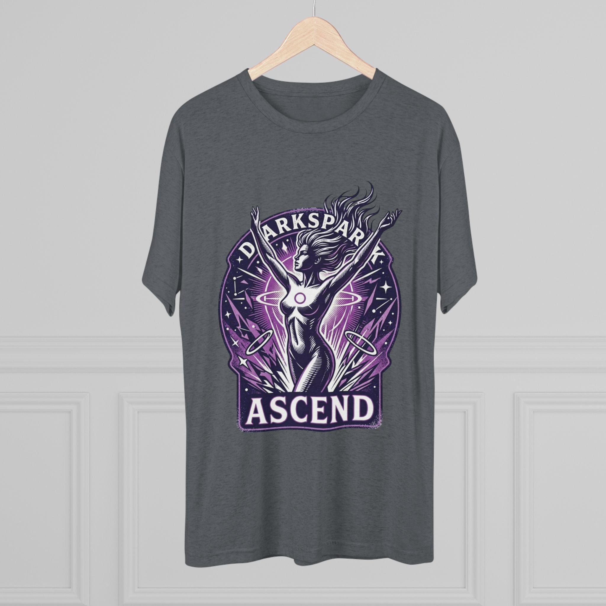 Power Runs Black PRB Ascend Space Goddess Tee — "Parkspark Ascend" Retro Sci‑Fi Graphic T-Shirt by Power Runs Black