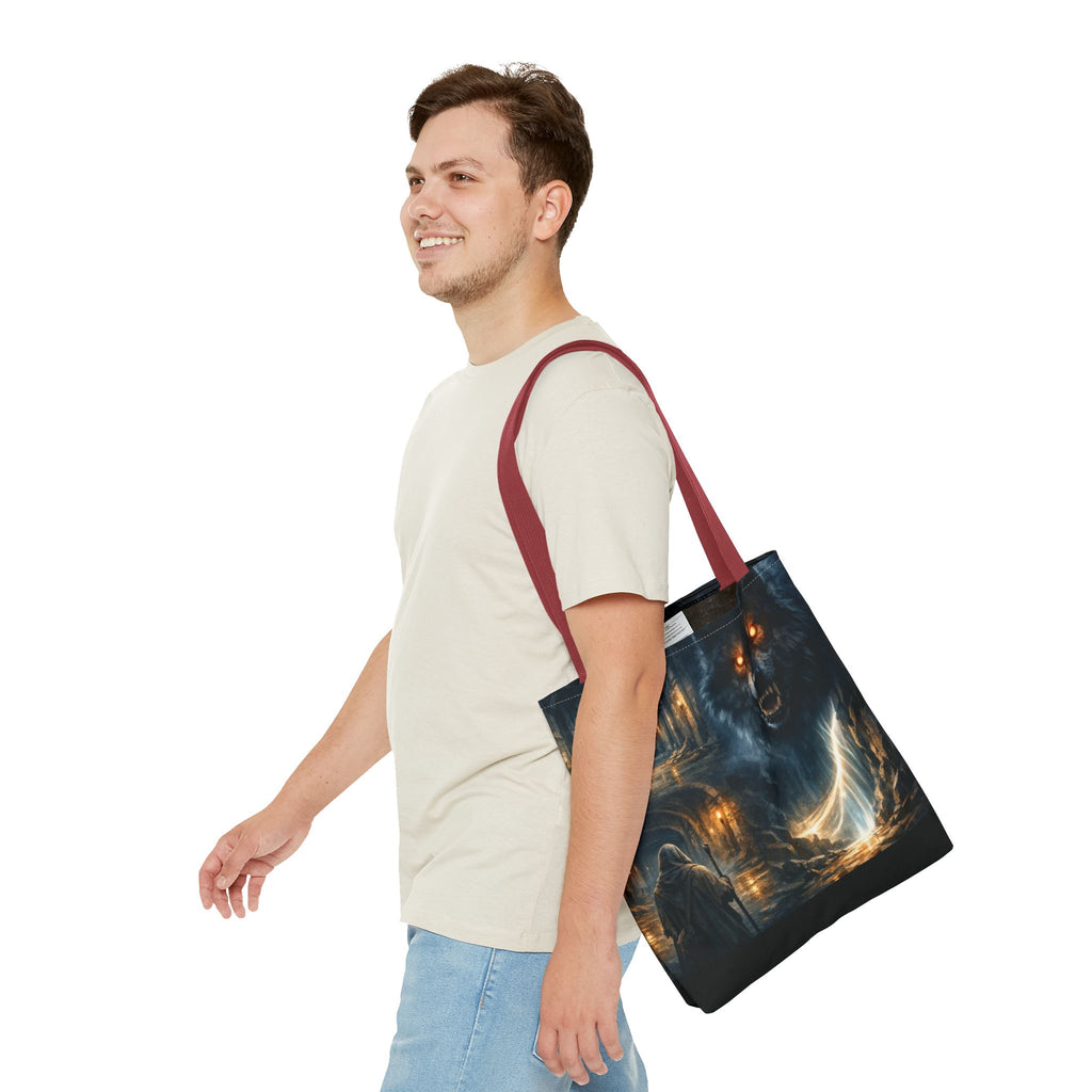 PRB The Echo Hounds Illustration Tote Bag | Gothic Horror Artwork by Power Runs Black