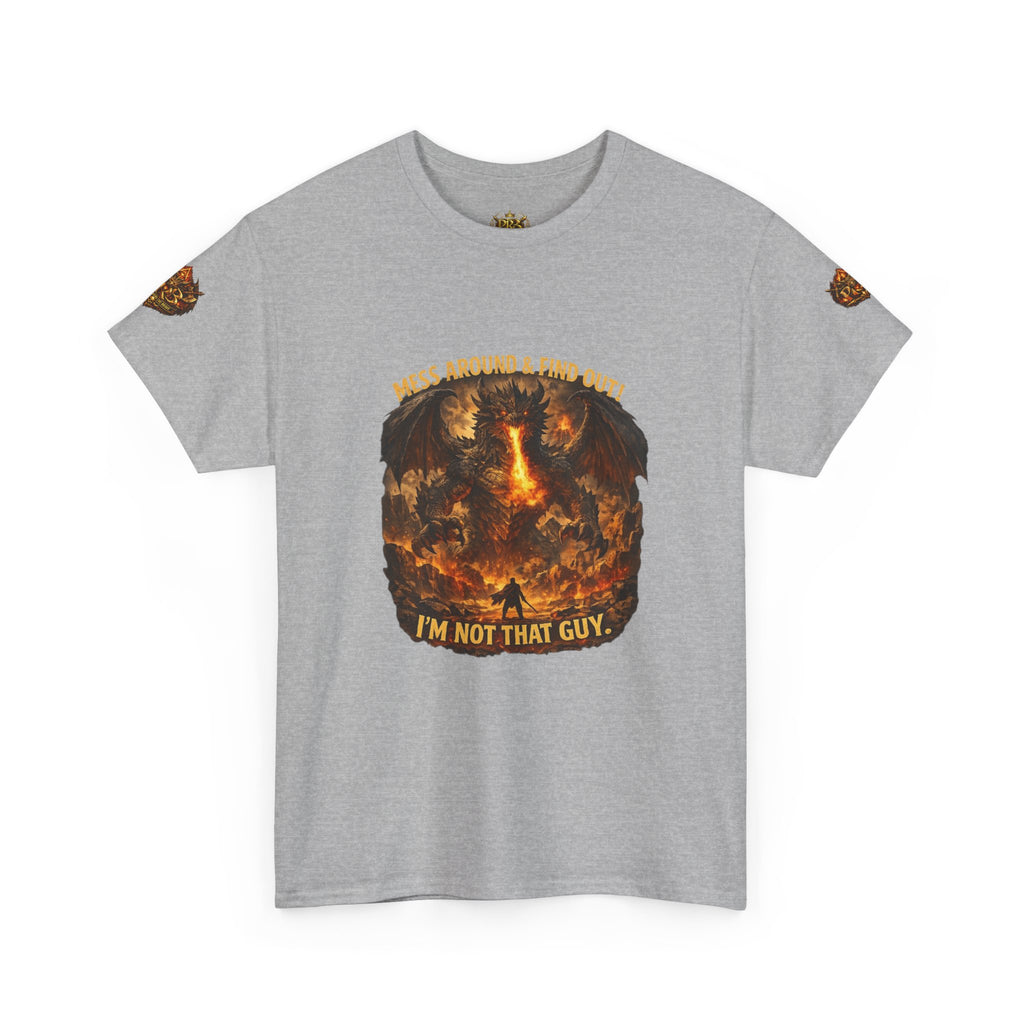 PRB Demonic Warrior Illustration Tee | "I'm Not That Guy" Graphic Shirt by Power Runs Black