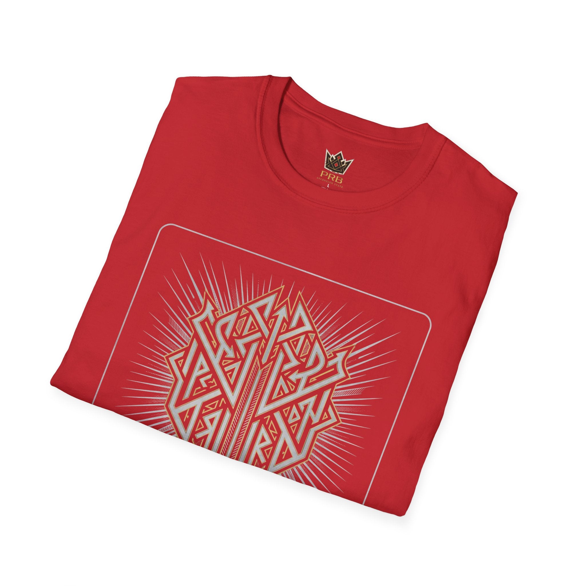 Power Runs Black PRB The Current Geometric Logo T-Shirt by Power Runs Black
