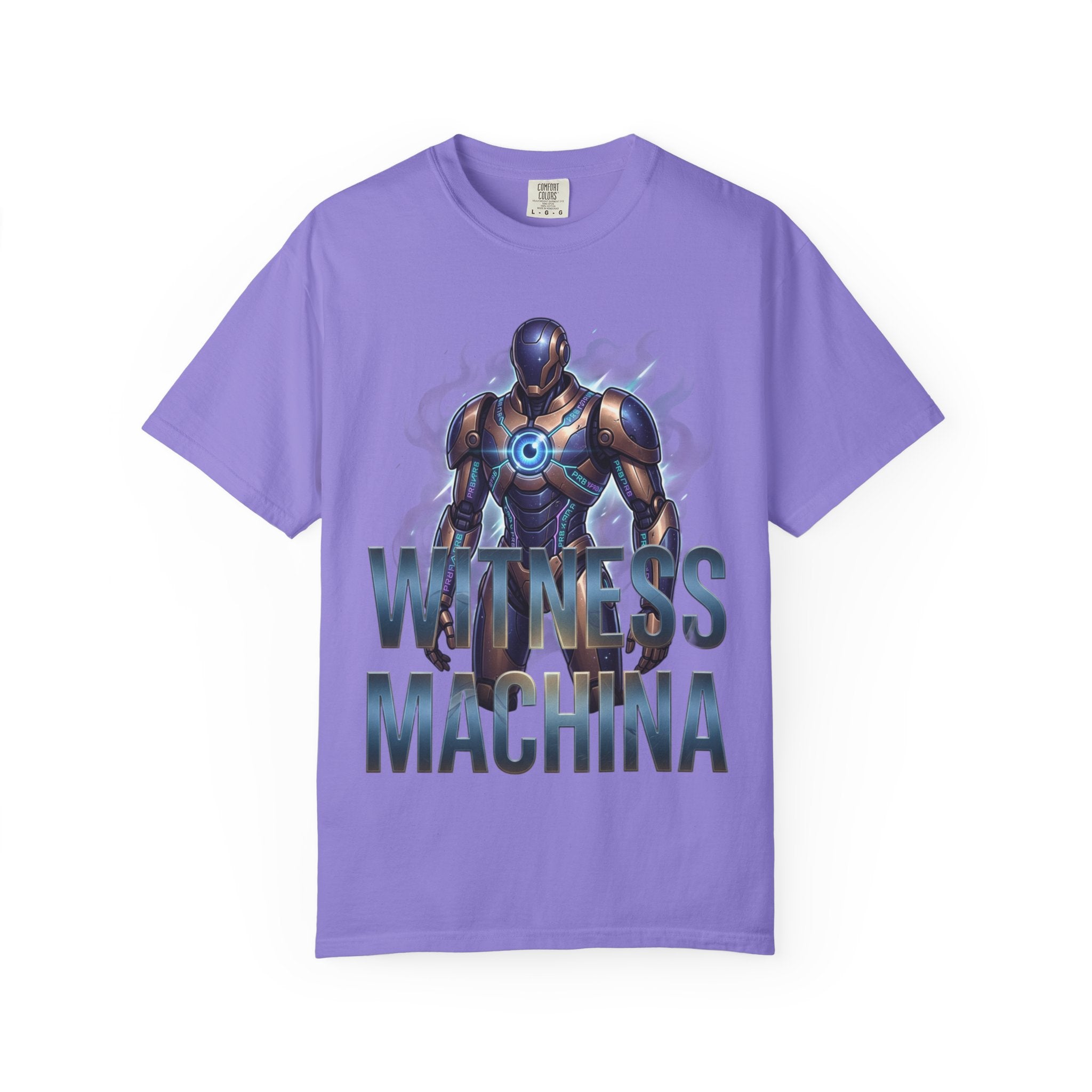 Printify PRB Witness Machina Robot Art T-shirt | Sci-Fi Cyborg Graphic Tee - T-Shirt