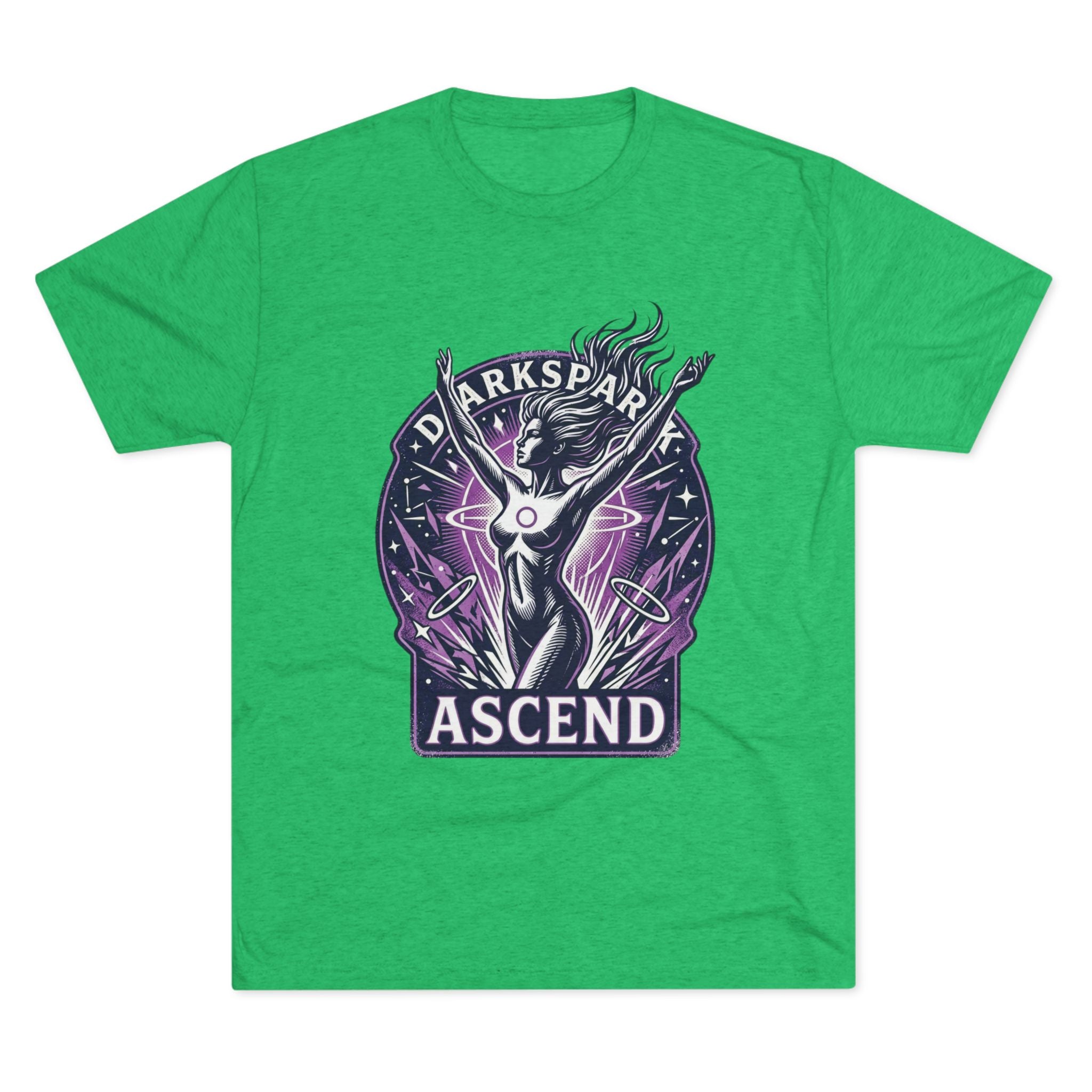 Power Runs Black PRB Ascend Space Goddess Tee — "Parkspark Ascend" Retro Sci‑Fi Graphic T-Shirt by Power Runs Black